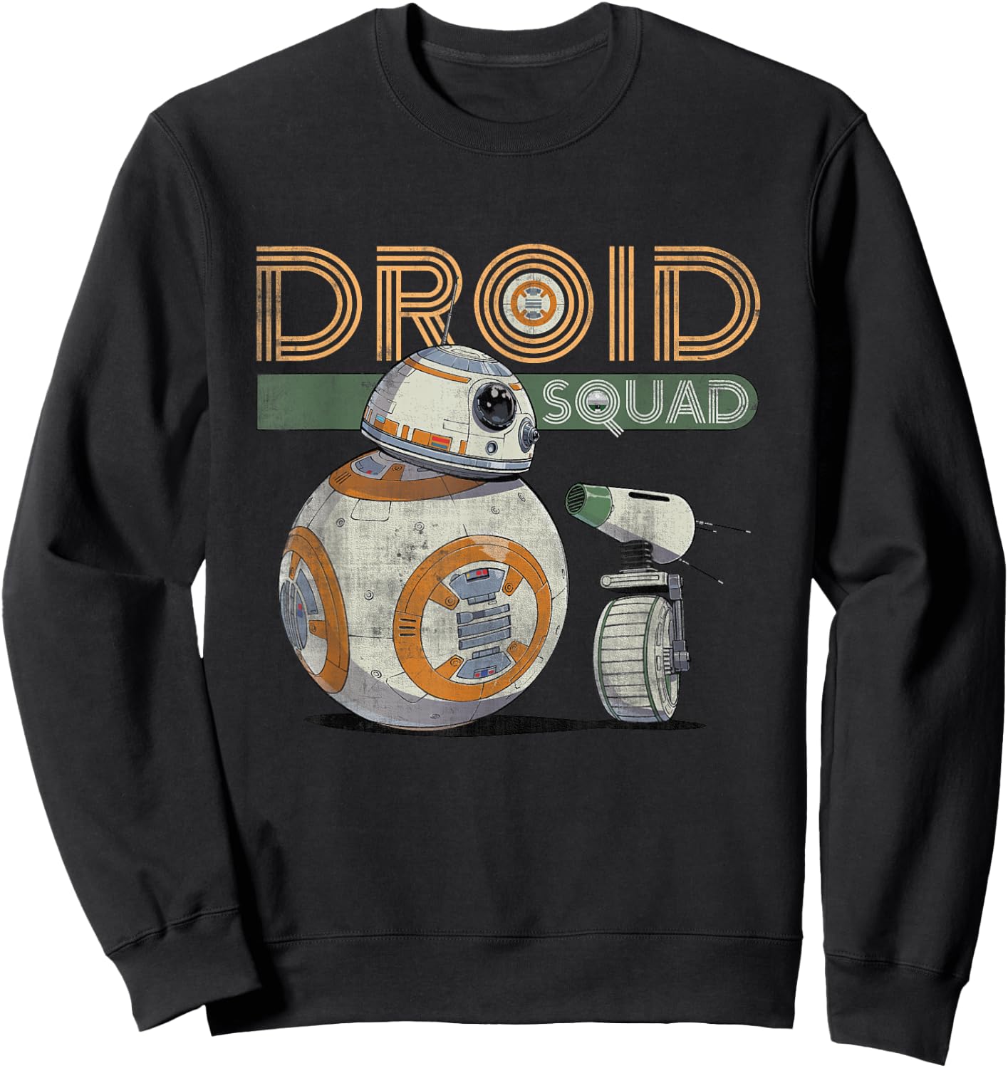 Star Wars Rise of Skywalker BB-8 & D-O Droid Squad Sweatshirt - Sweatshirt | Black