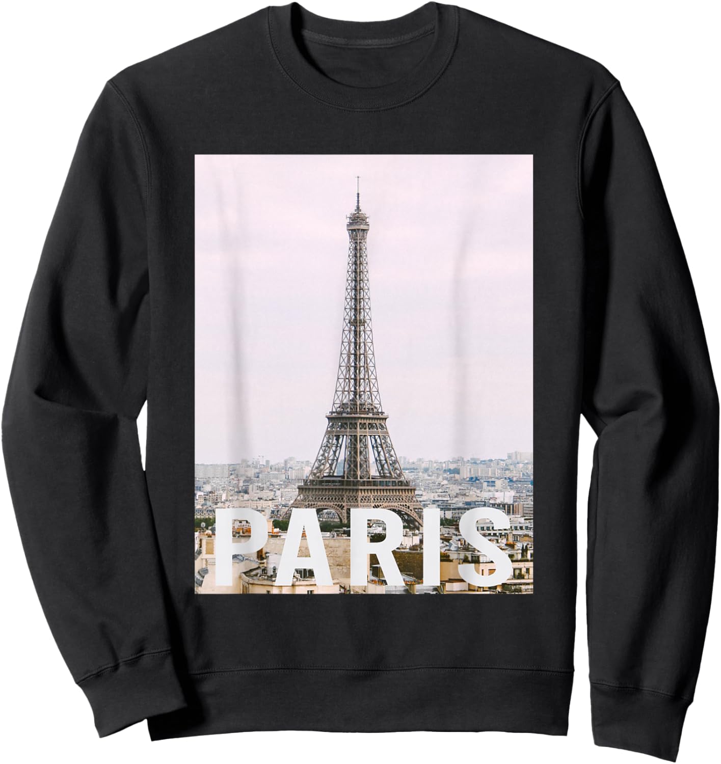 Paris - Eiffel Tower - Aesthetic Design - Classic Sweatshirt - Sweatshirt | Black
