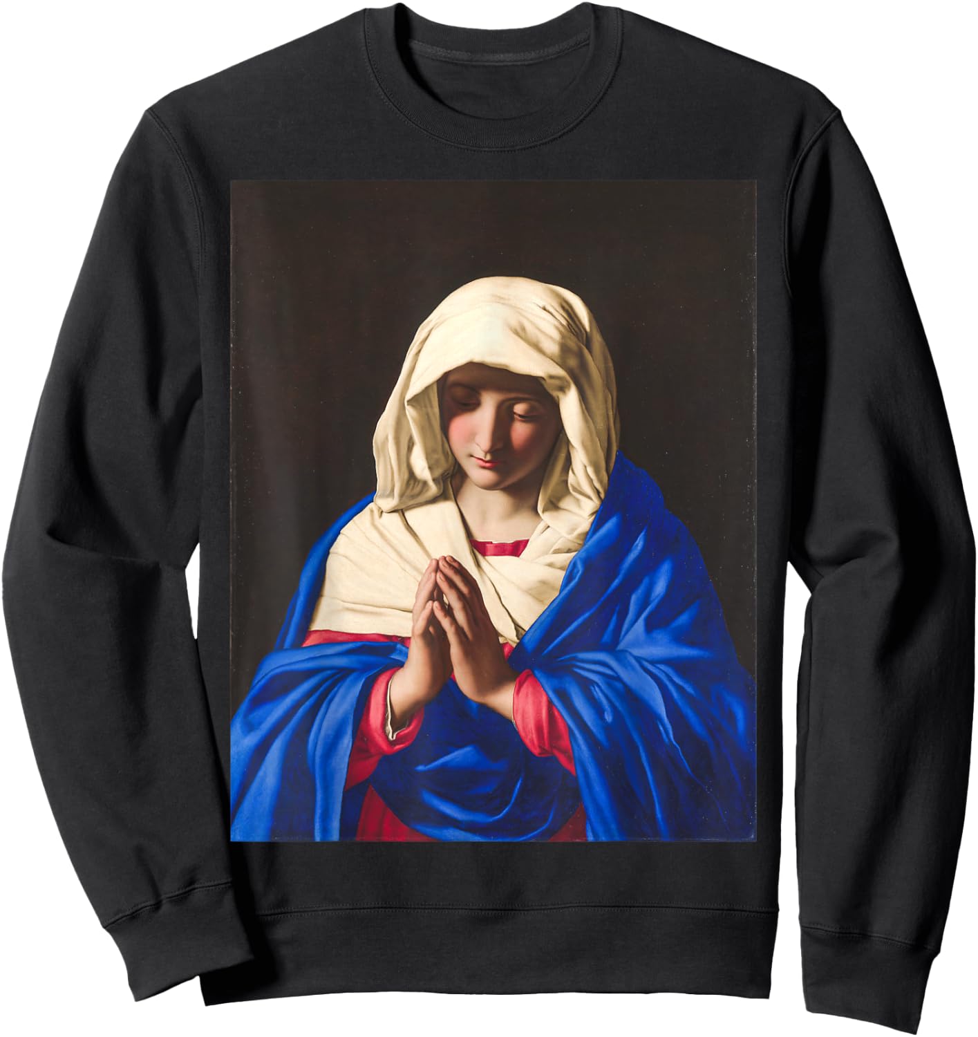 Mary, mother of Jesus Sweatshirt - Sweatshirt | Black