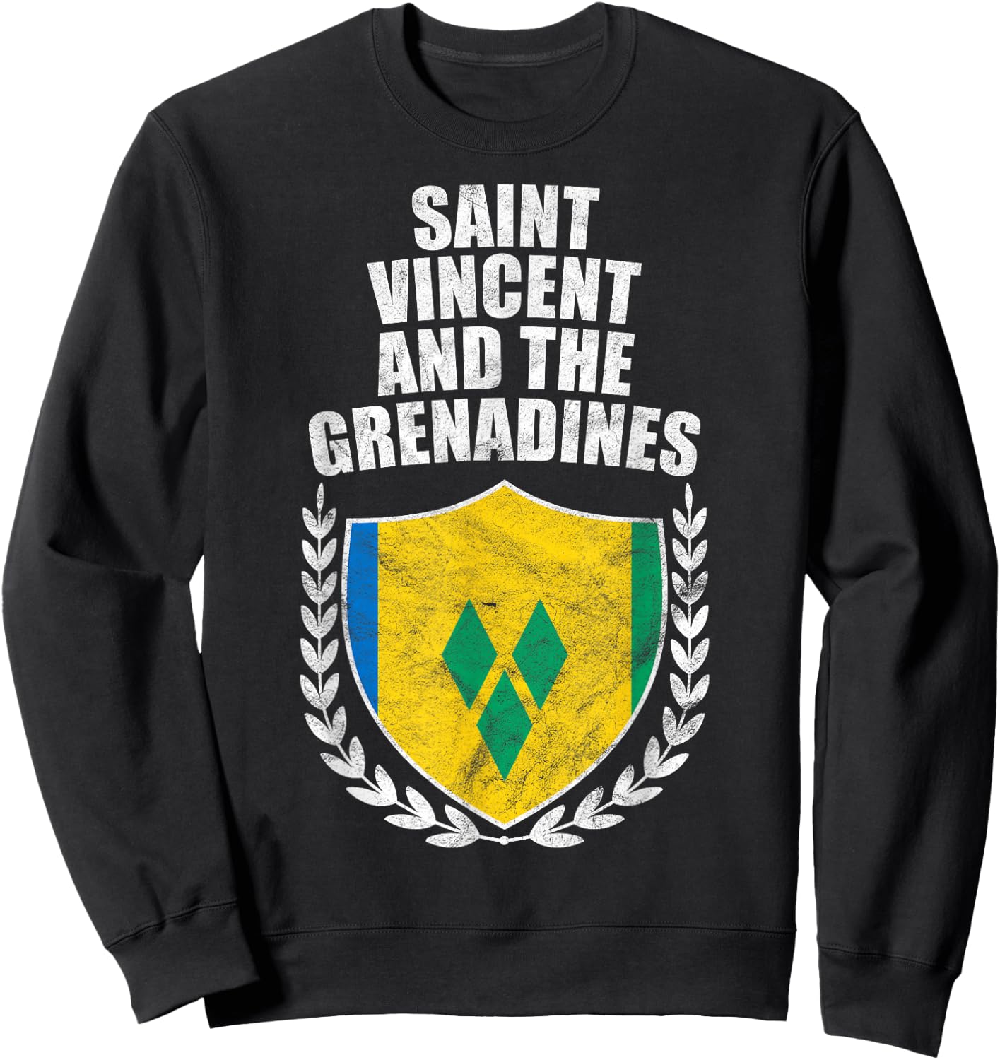 Saint Vincent and the Grenadines Sweatshirt - Sweatshirt | Black