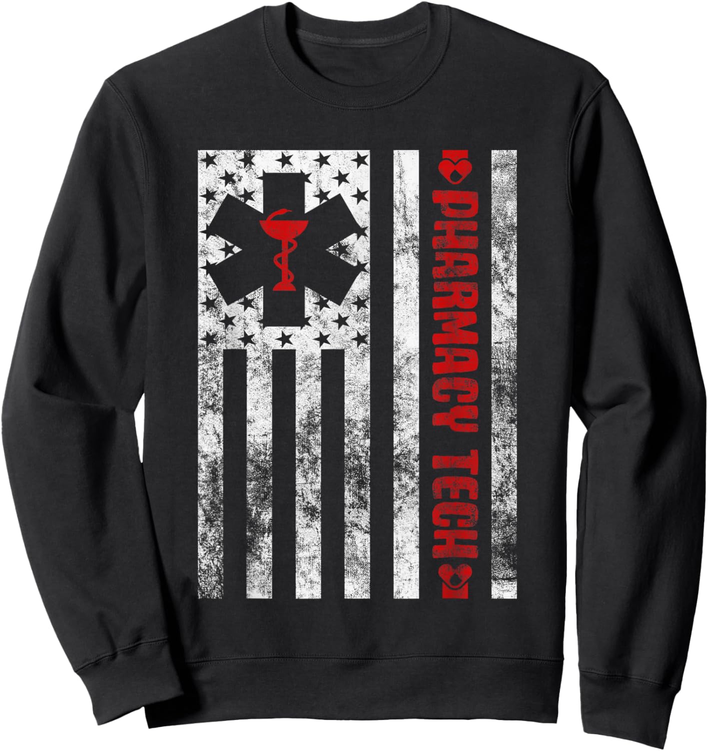 Pharmacy Technician Pharmacist CPhT Certified Pharm Tech Sweatshirt - Sweatshirt | Black