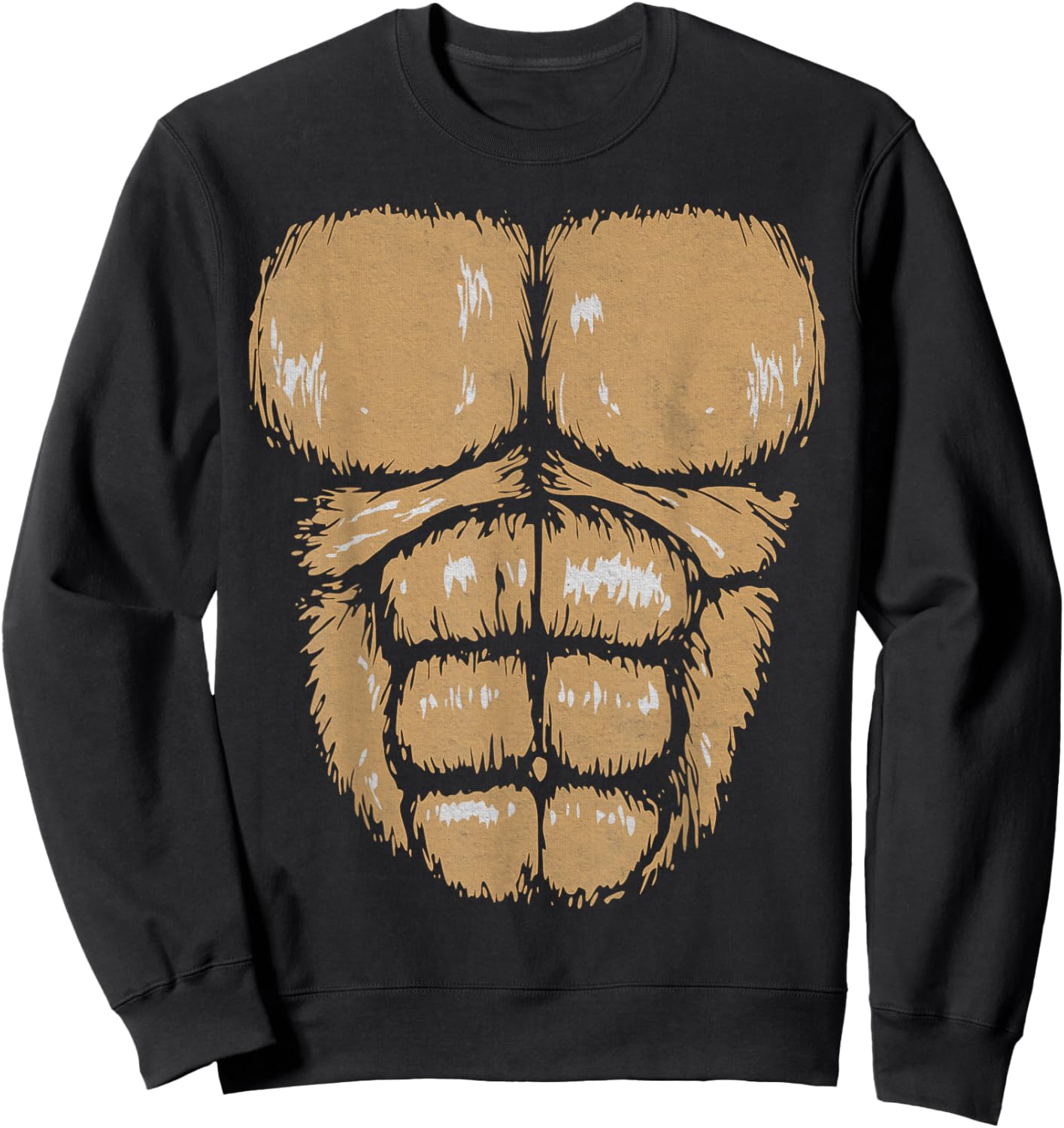 Kids Halloween Gorilla Monkey Costume Funny Halloween Sweatshirt - Sweatshirt | Black