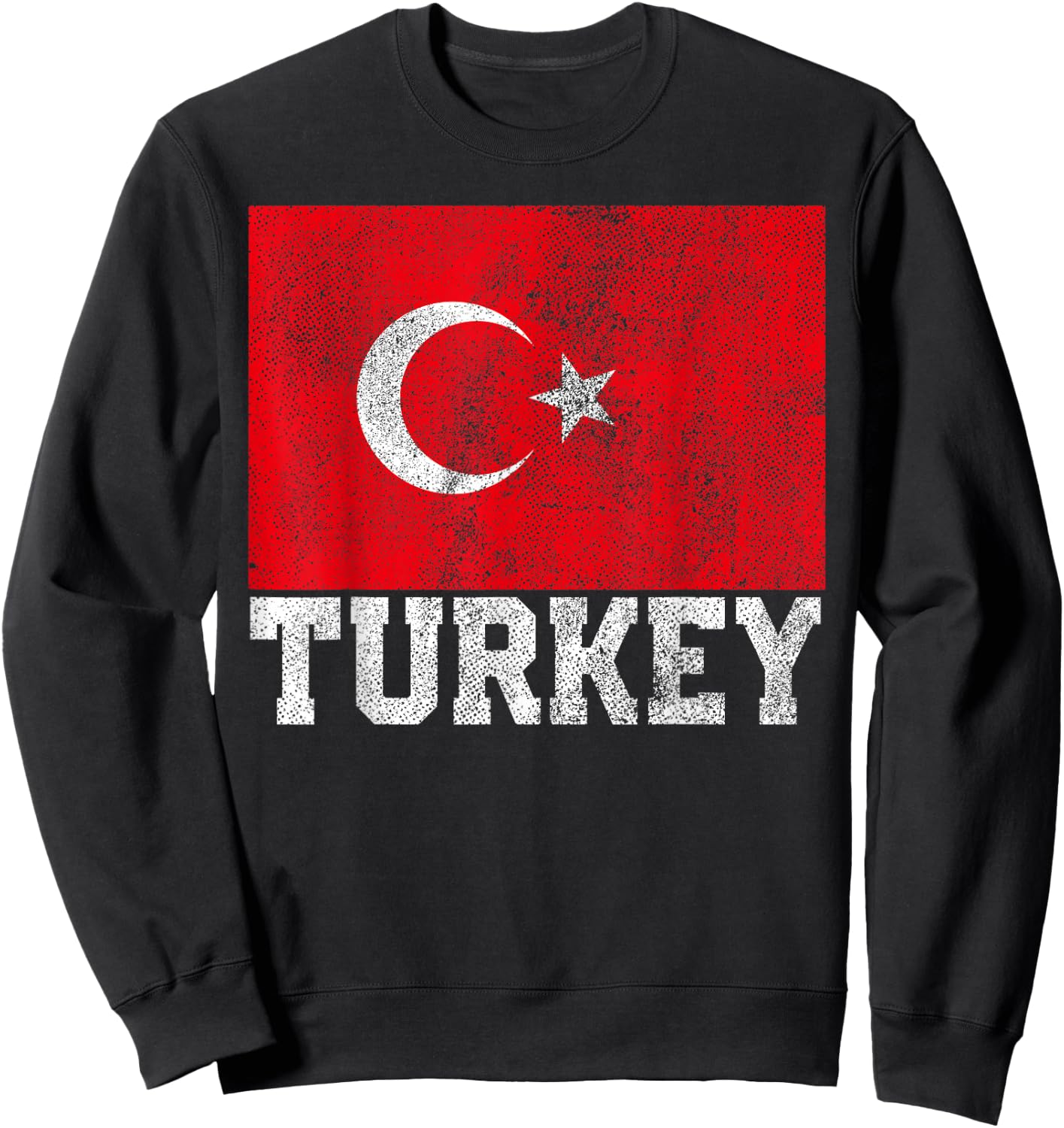 Turkey Flag National Pride Roots Country Matching Family Sweatshirt - Sweatshirt | Black