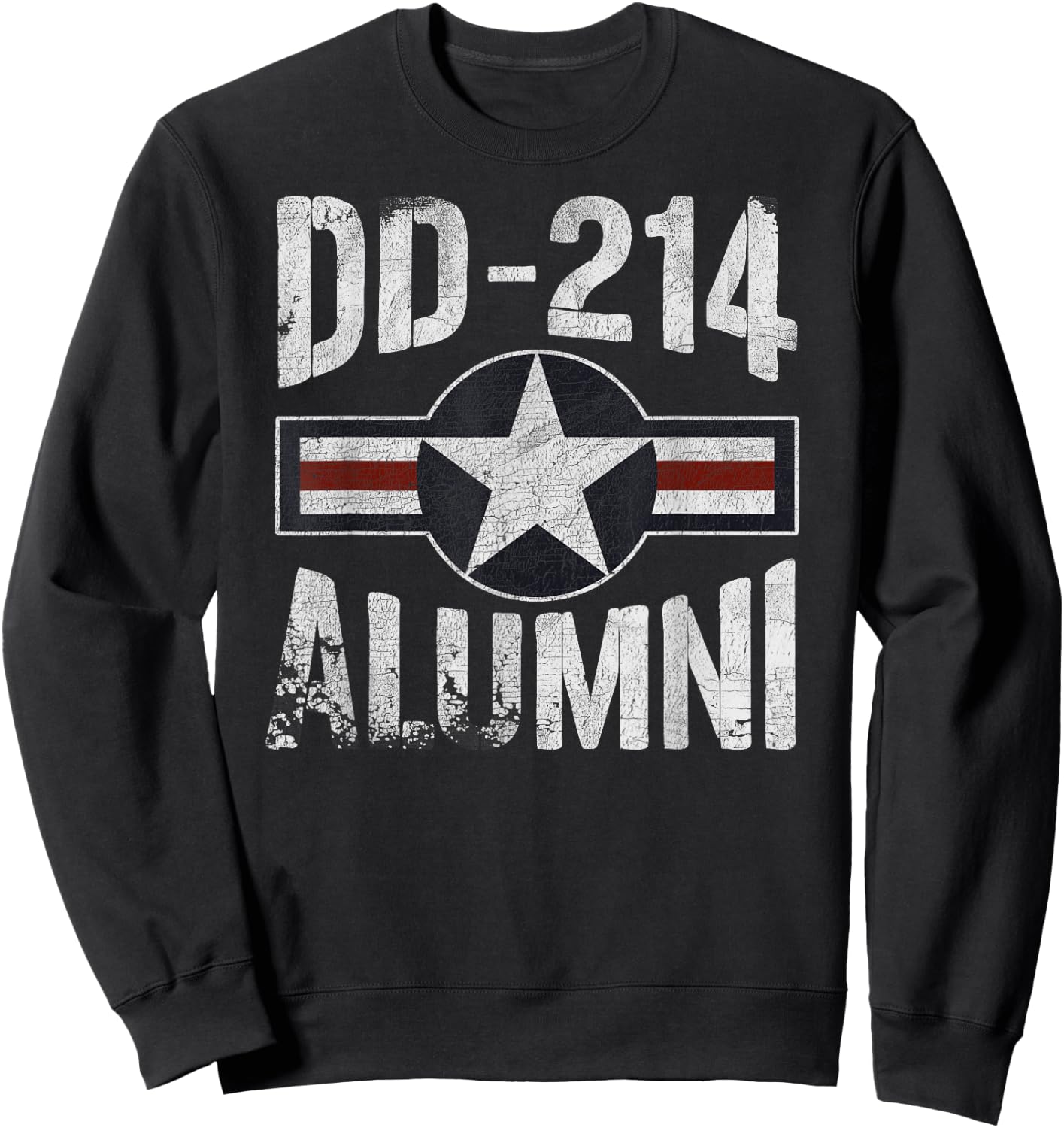 USAF Retired Shirt DD-214 Alumni US Airforce Retired Gift Sweatshirt - Sweatshirt | Black