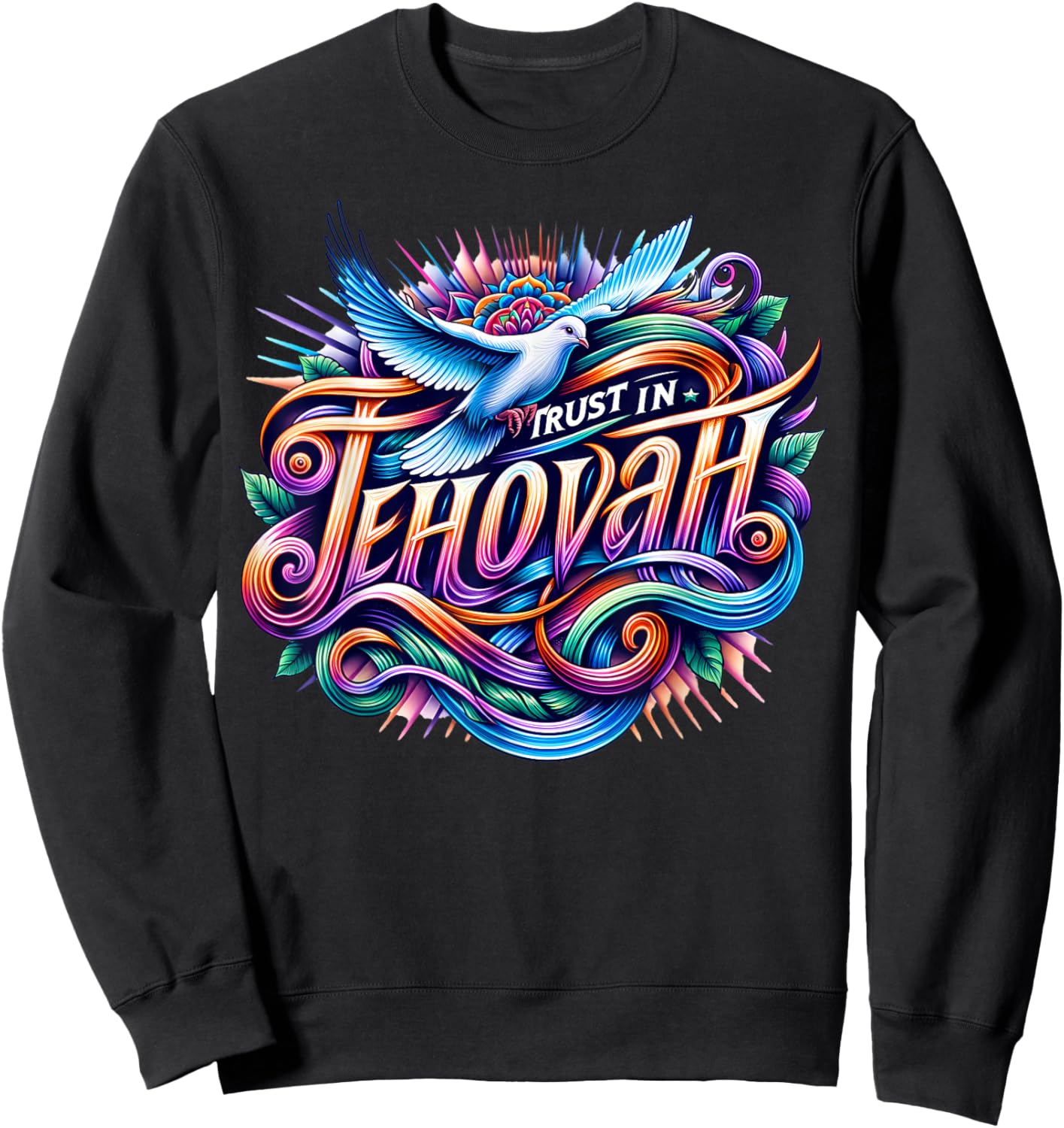 Jehovah's Witness Trust In Jehovah JW ORG JW Sweatshirt - Sweatshirt | Black