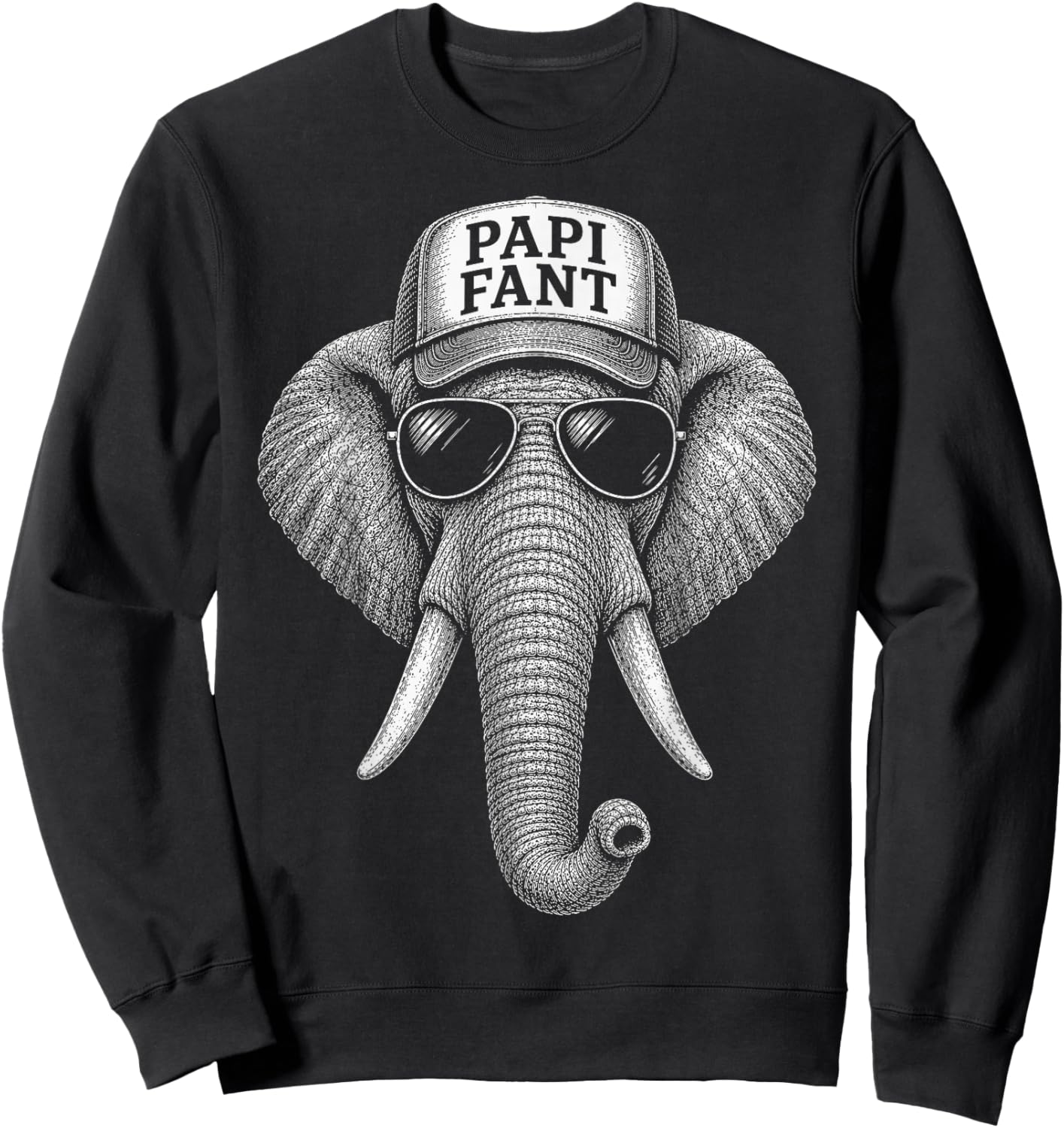 Papa Shirt Lustig Papa Geburtstag Vater Spruch Geschenk Papa Sweatshirt - Sweatshirt | Black