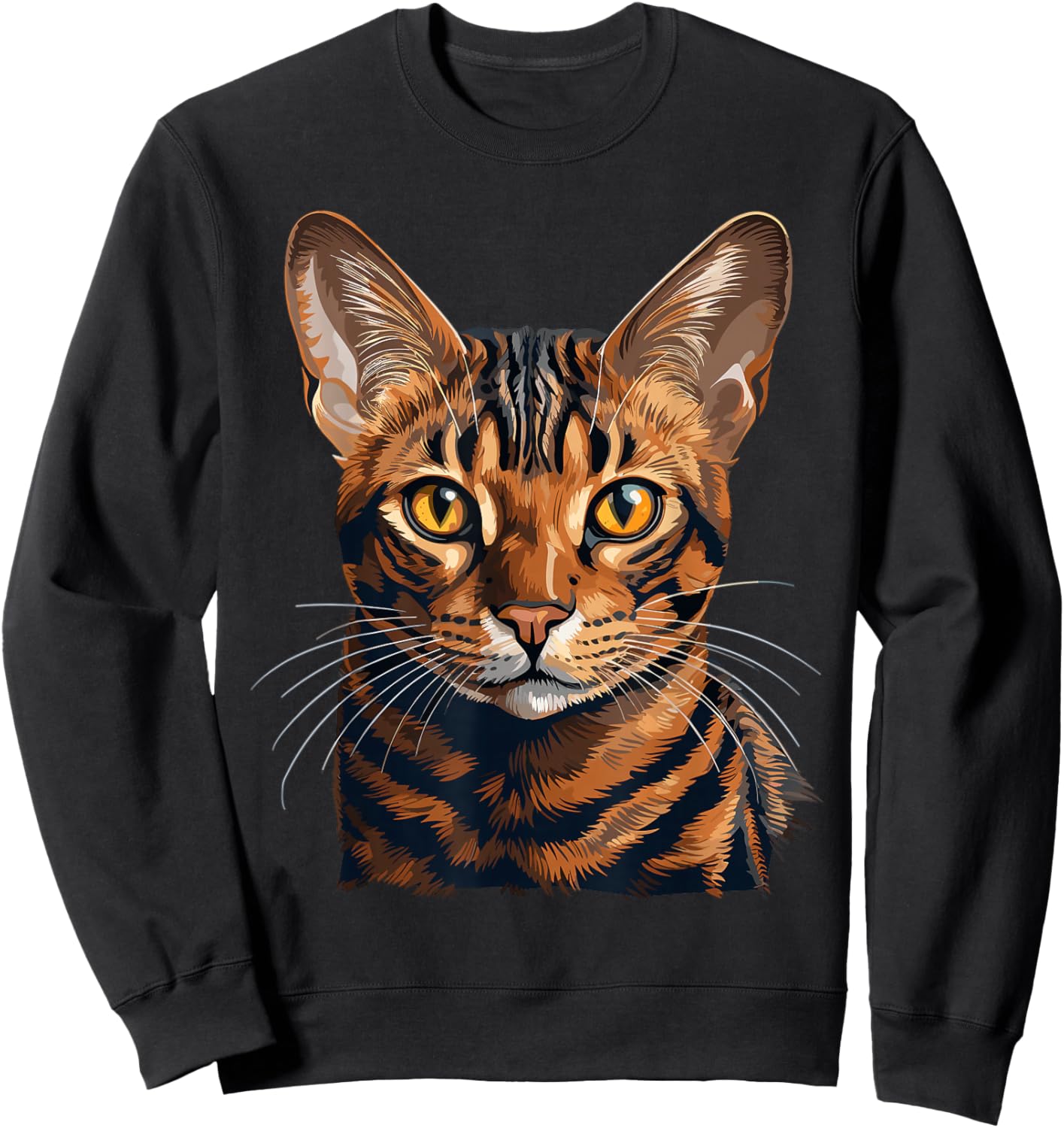 Bengal Cats Bengal Cat Sweatshirt - Sweatshirt | Black
