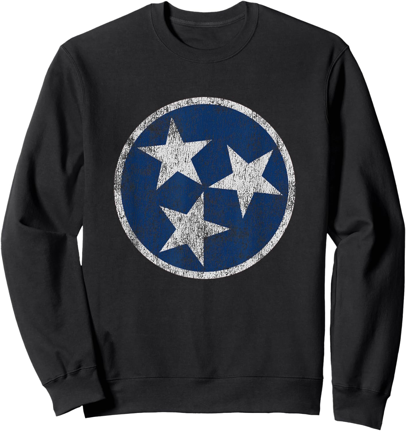 Vintage Tennessee Flag Men Women Retro TN Souvenir Sweatshirt - Sweatshirt | Black