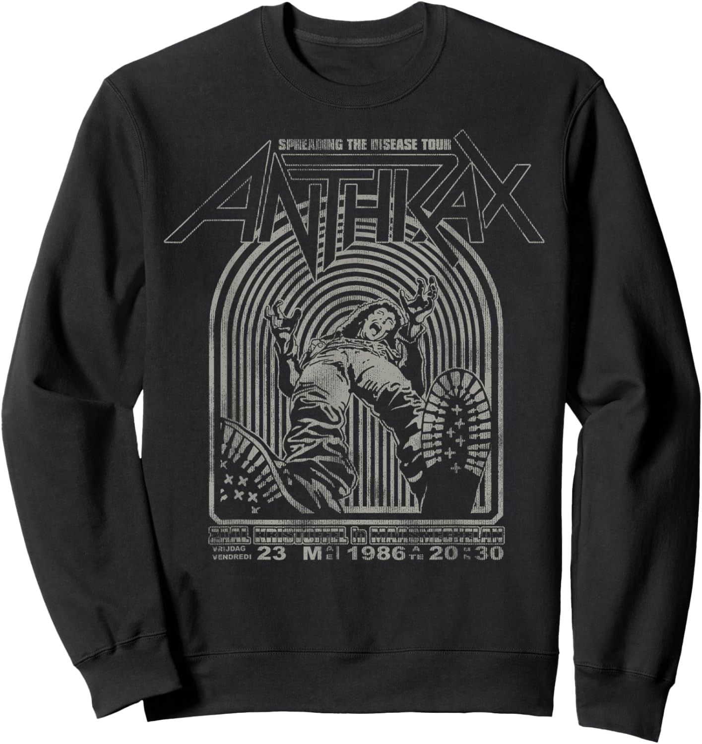 Anthrax Spreading The Disease Sweatshirt - Sweatshirt | Black