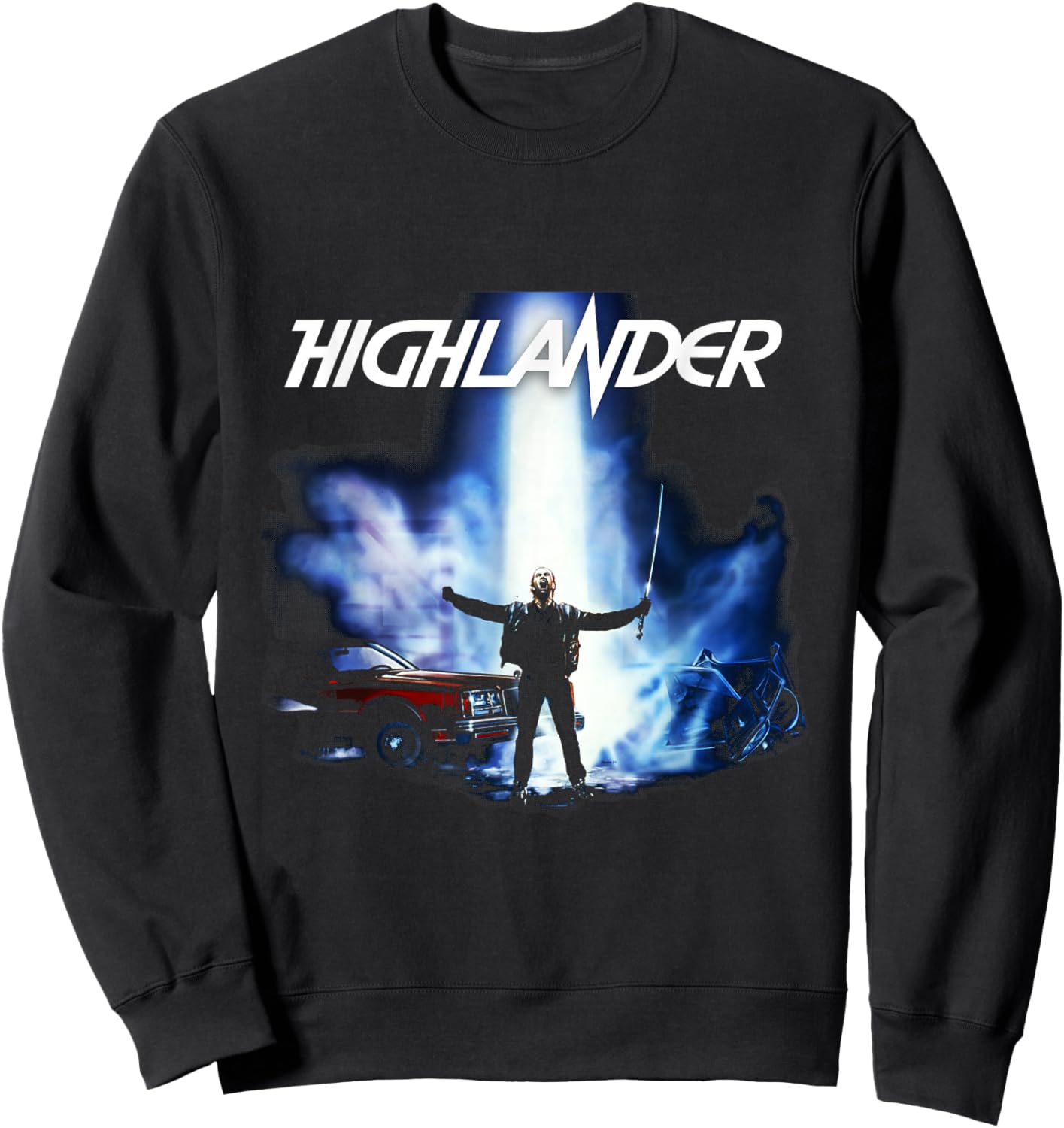 Highlander 1986 Helden des Alltags Vatertag Sweatshirt - Sweatshirt | Black