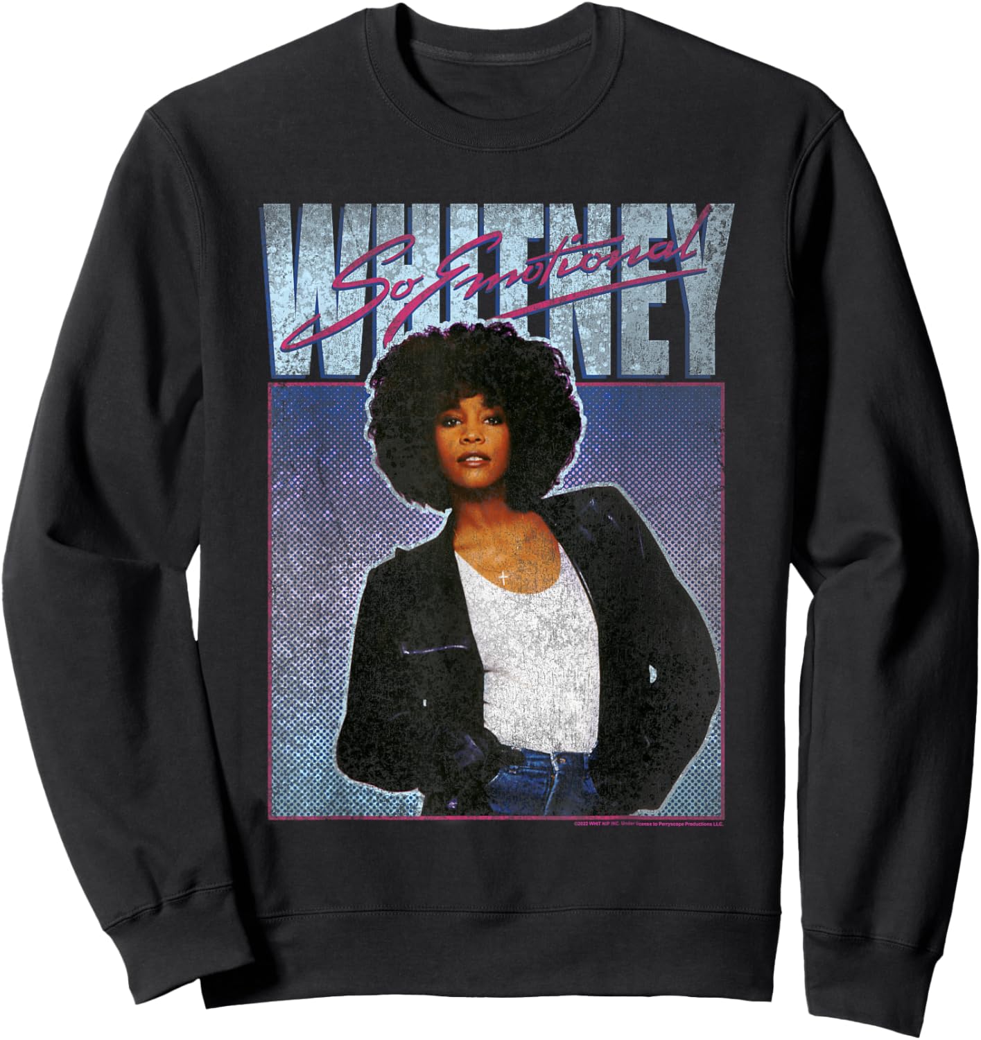 Whitney Houston So Emotional Sweatshirt - Sweatshirt | Black