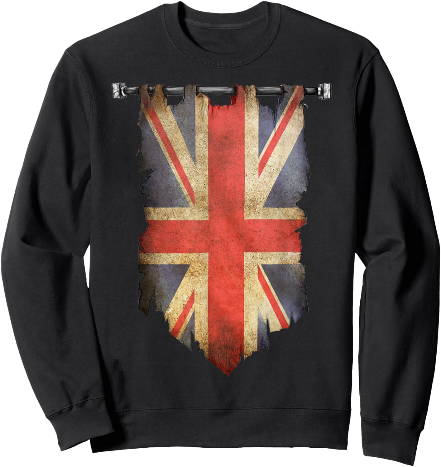 England , British shirt, england flag, England Sweatshirt - Sweatshirt | Black