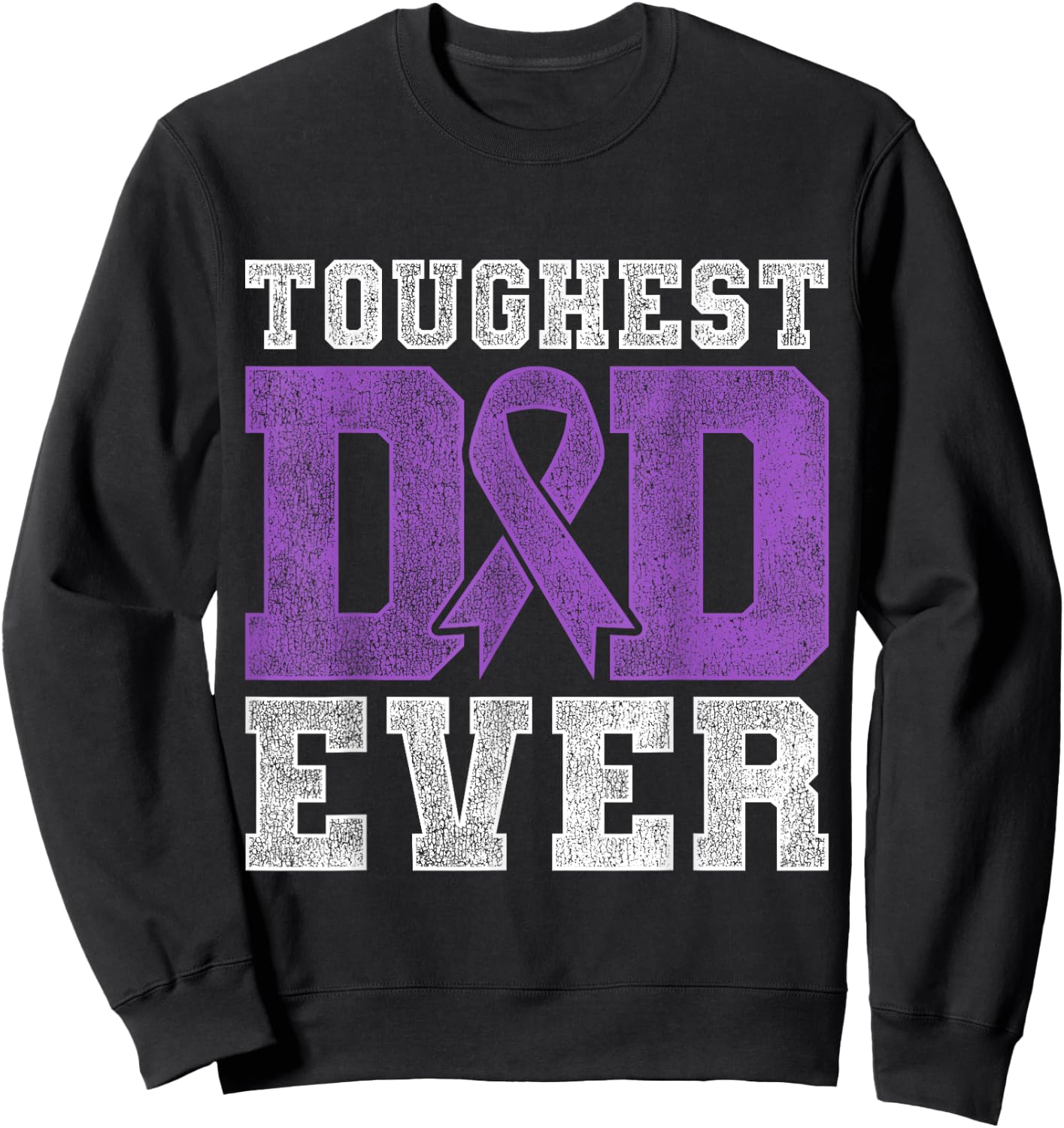 Pancreatic Cancer Survivor Dad Gift Pancreatic Cancer Sweatshirt - Sweatshirt | Black