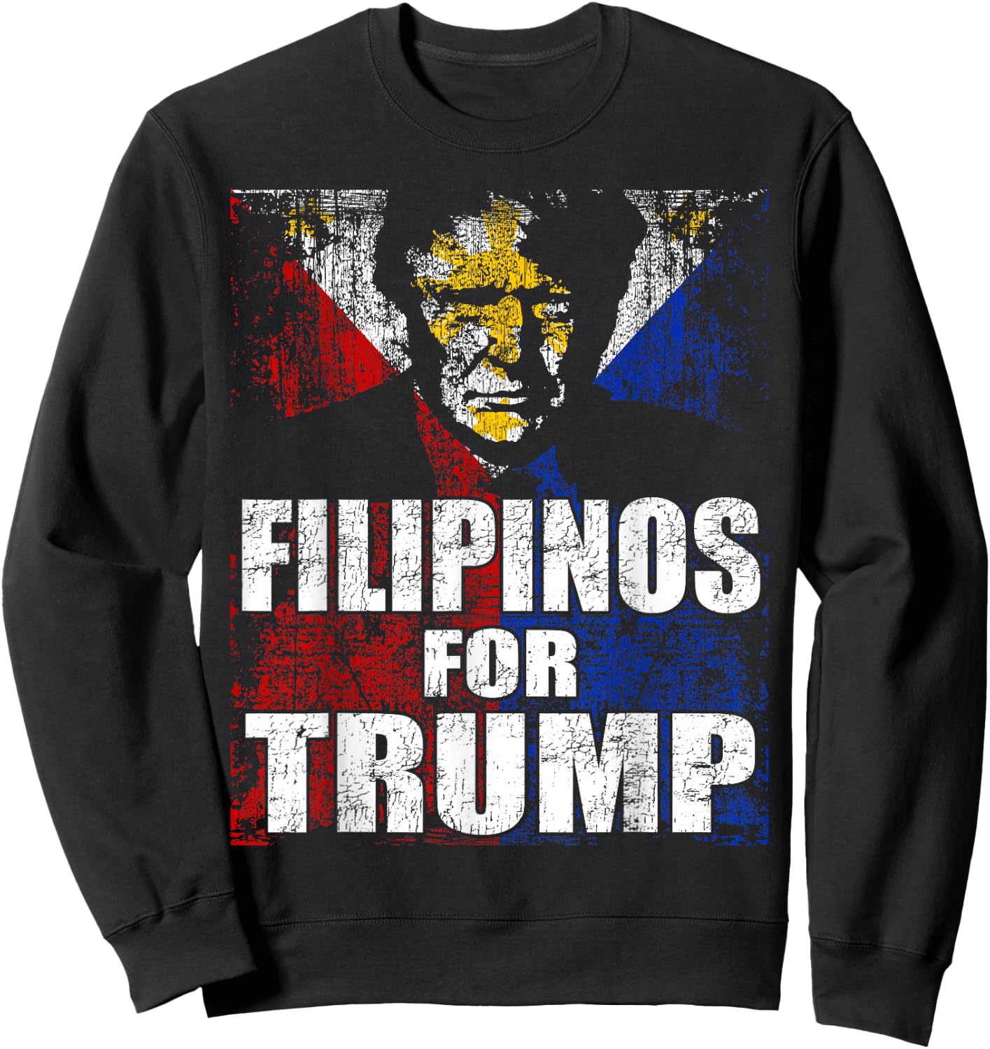 Filipinos For Trump Sweatshirt - Sweatshirt | Black