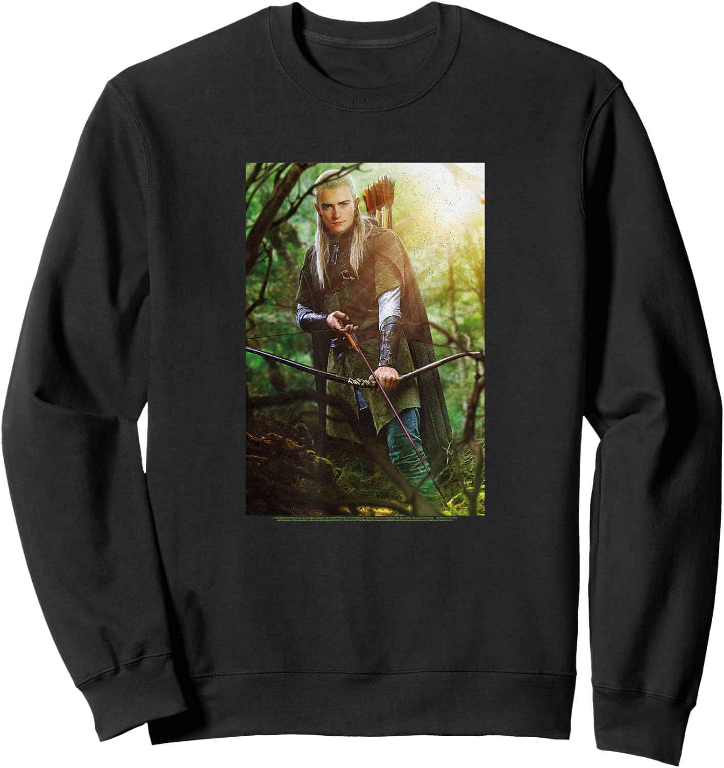 The Lord Of The Rings Legolas In The Dark Forest Sweatshirt - Sweatshirt | Black
