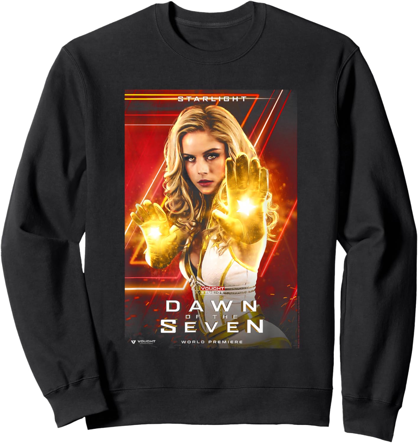 The Boys Starlight Vought Poster Sweatshirt - Sweatshirt | Black