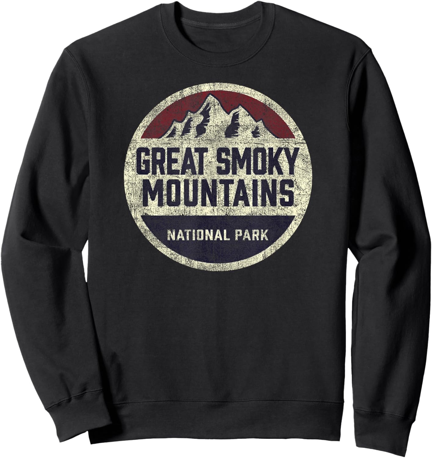 Great Smoky Mountains National Park Shirt Kids Vintage Sweatshirt - Sweatshirt | Black