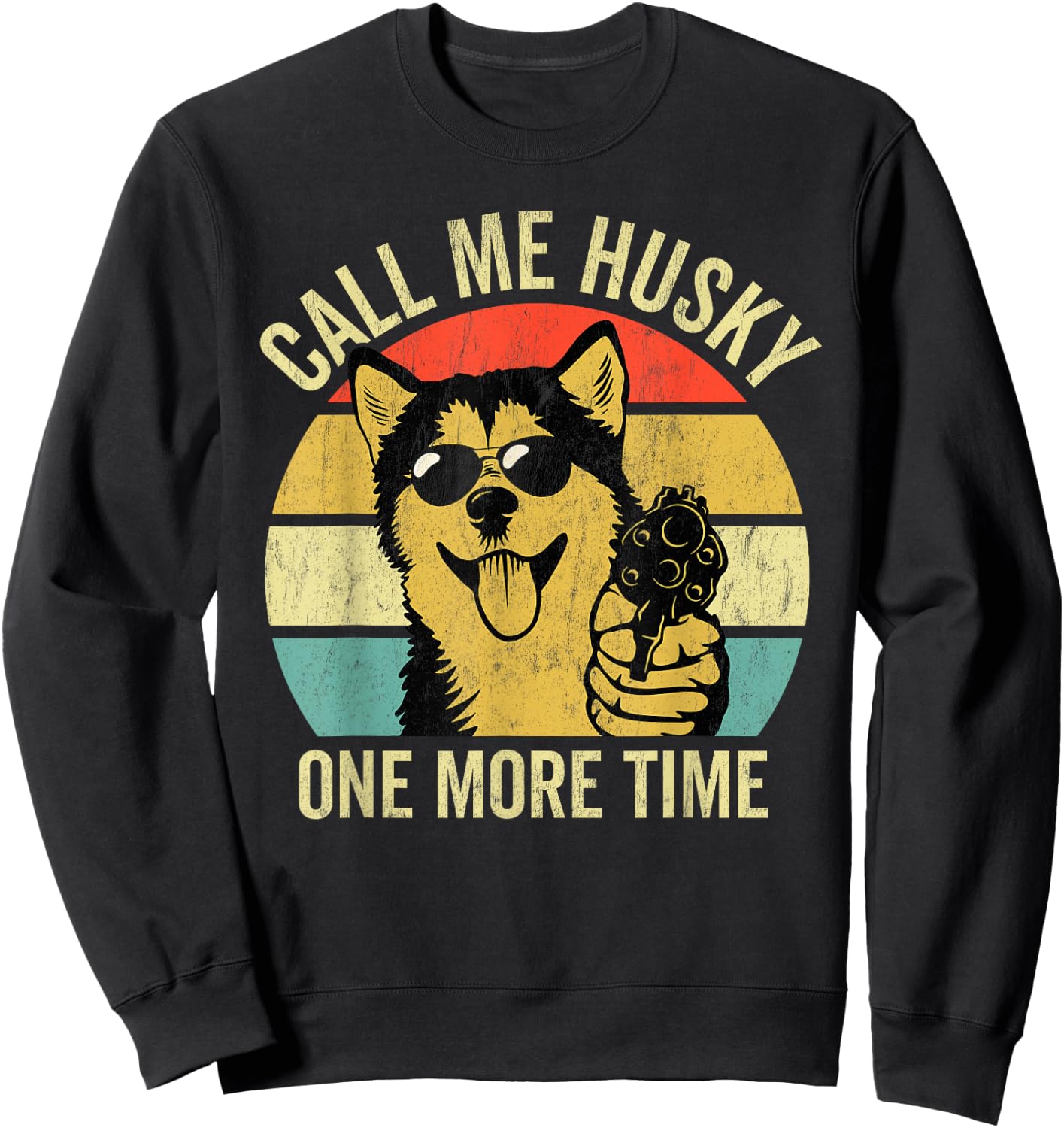 Not A Husky - Funny Alaskan Malamute Gifts - Dog Lover Gift Men Women Sweatshirt - Sweatshirt | Black