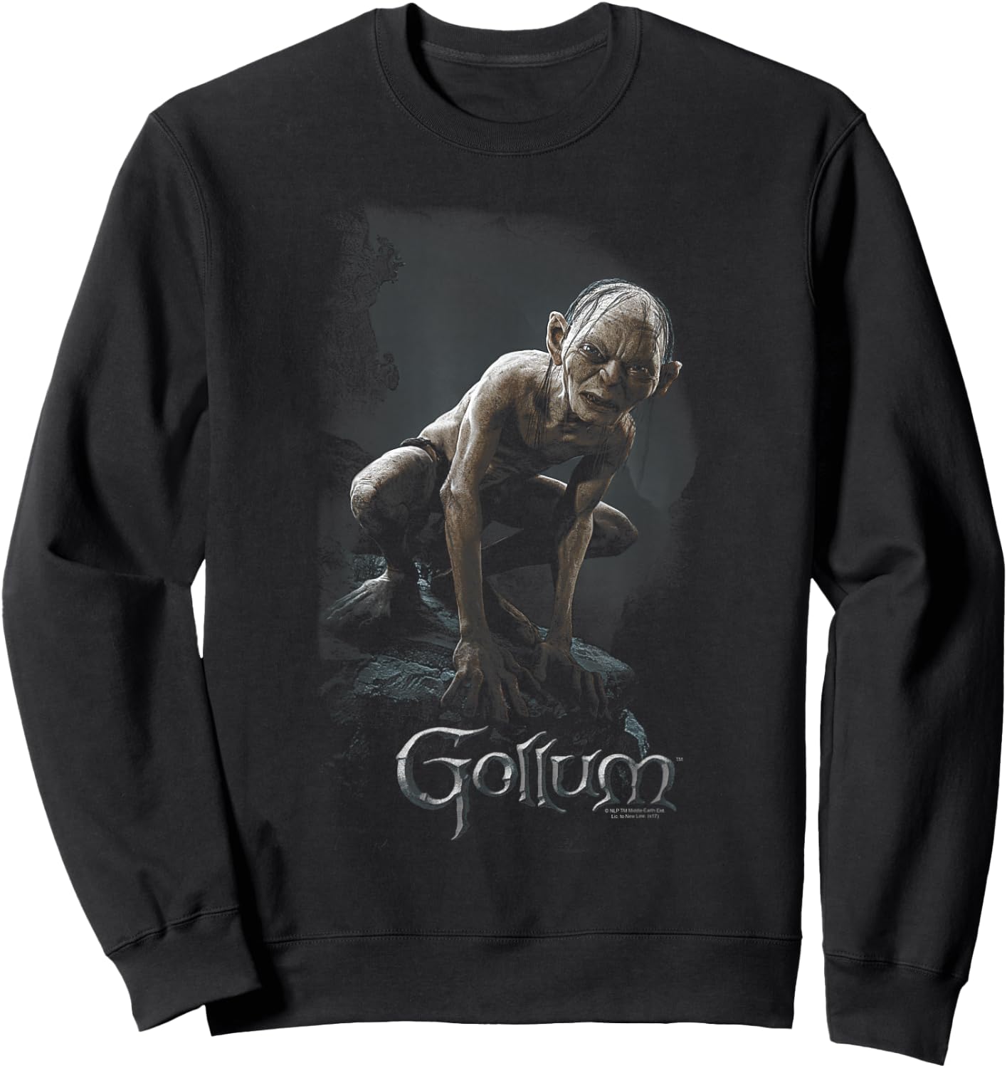 Lord of the Rings Gollum Sweatshirt - Sweatshirt | Black