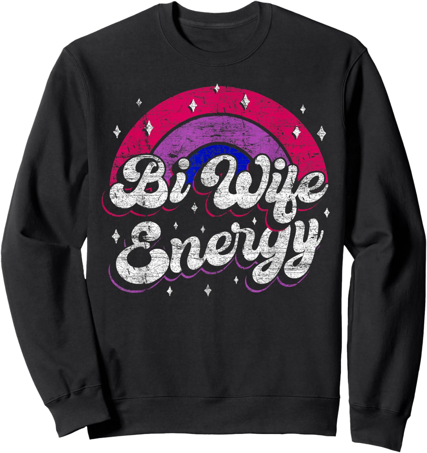 Bi Wife Energy Sweatshirt - Sweatshirt | Black