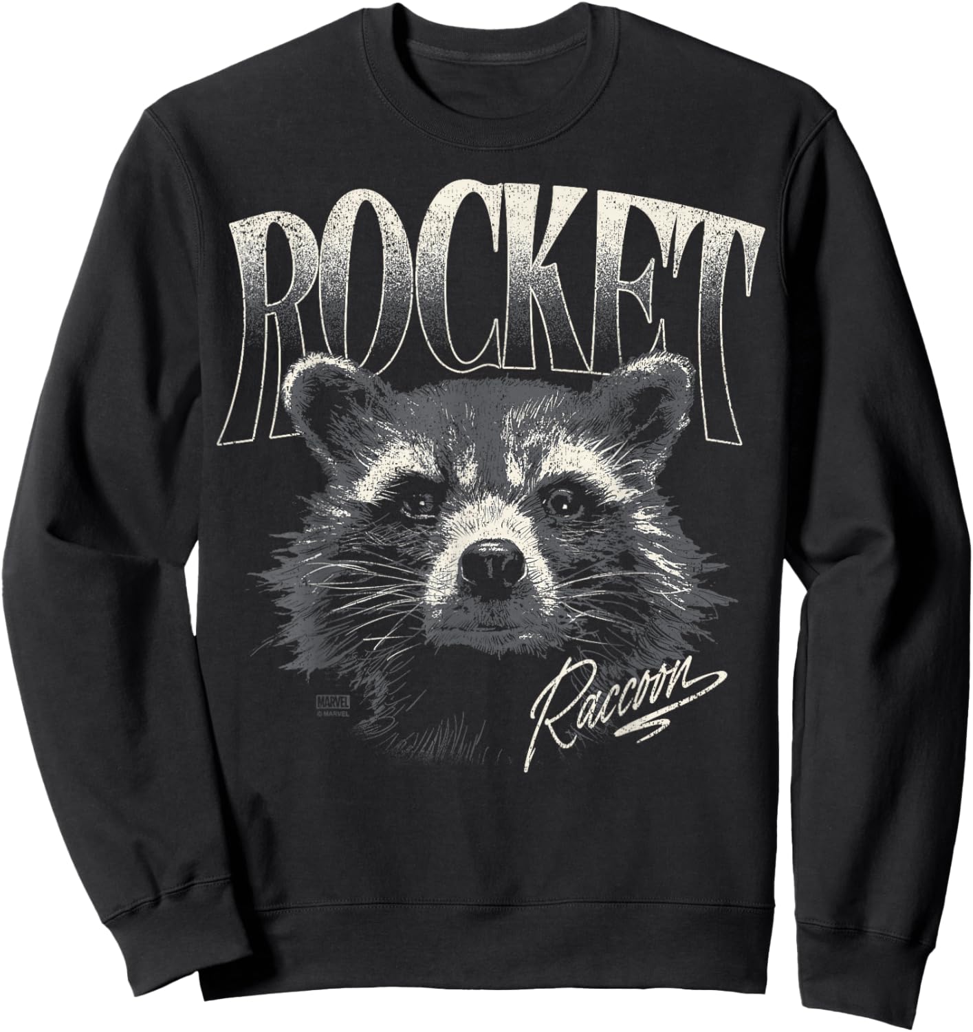 Guardians of The Galaxy - Rocket Raccoon Portrait Sweatshirt - Sweatshirt | Black