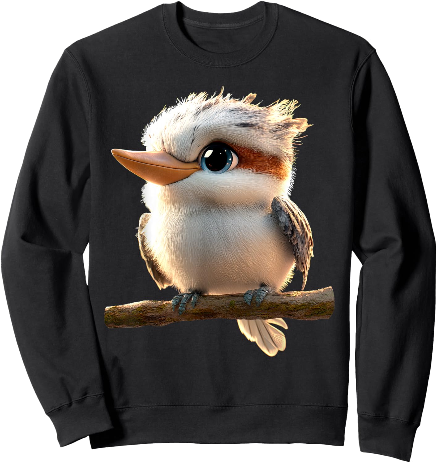 Kookaburra Bird Australien Birds Cute Laughing Kookaburra Sweatshirt - Sweatshirt | Black