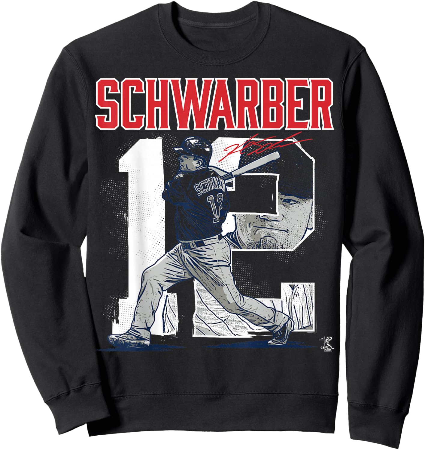 Kyle Schwarber Player Number - Apparel Sweatshirt - Sweatshirt | Black
