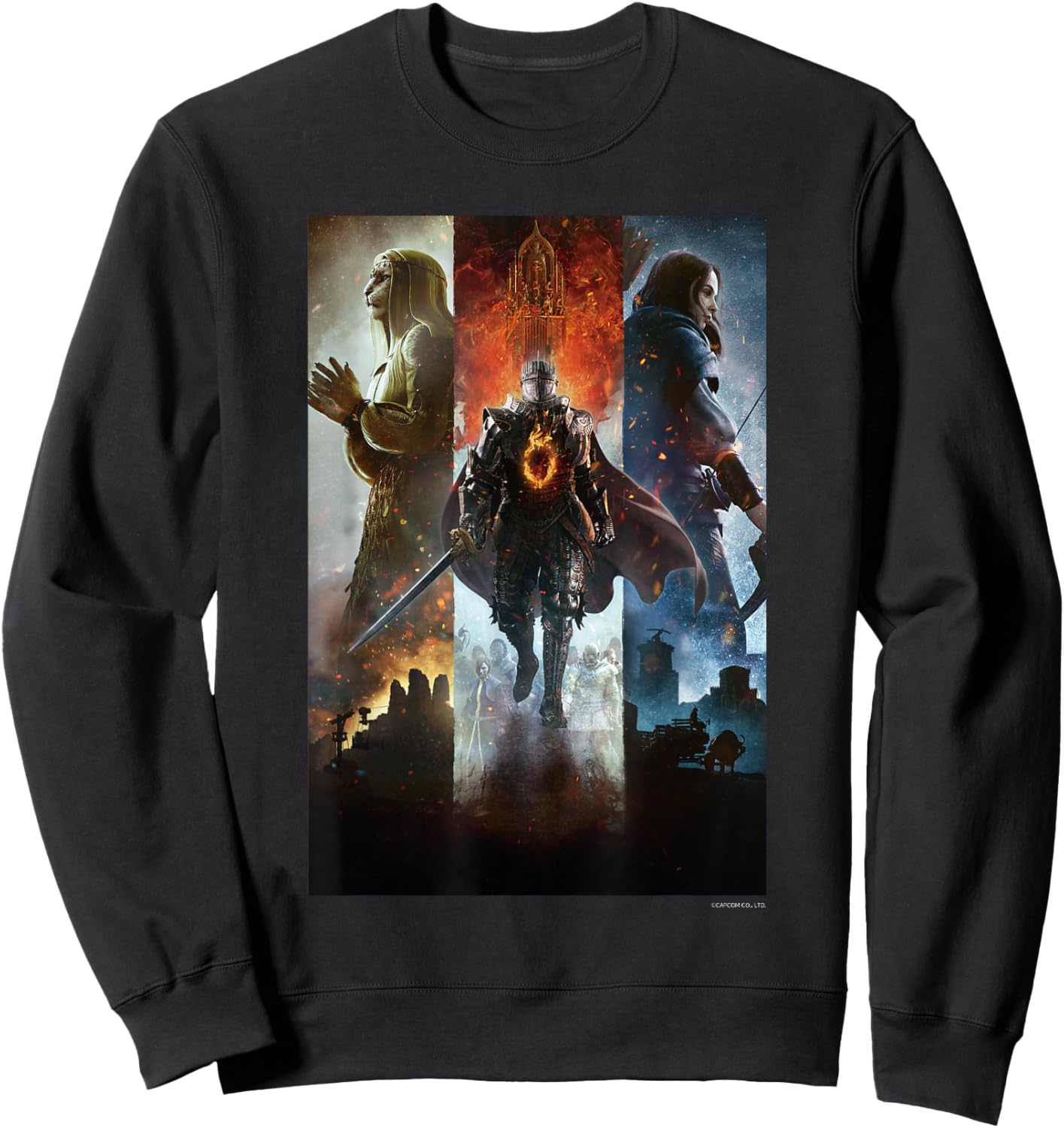 Dragon's Dogma 2 Key Art Sweatshirt - Sweatshirt | Black