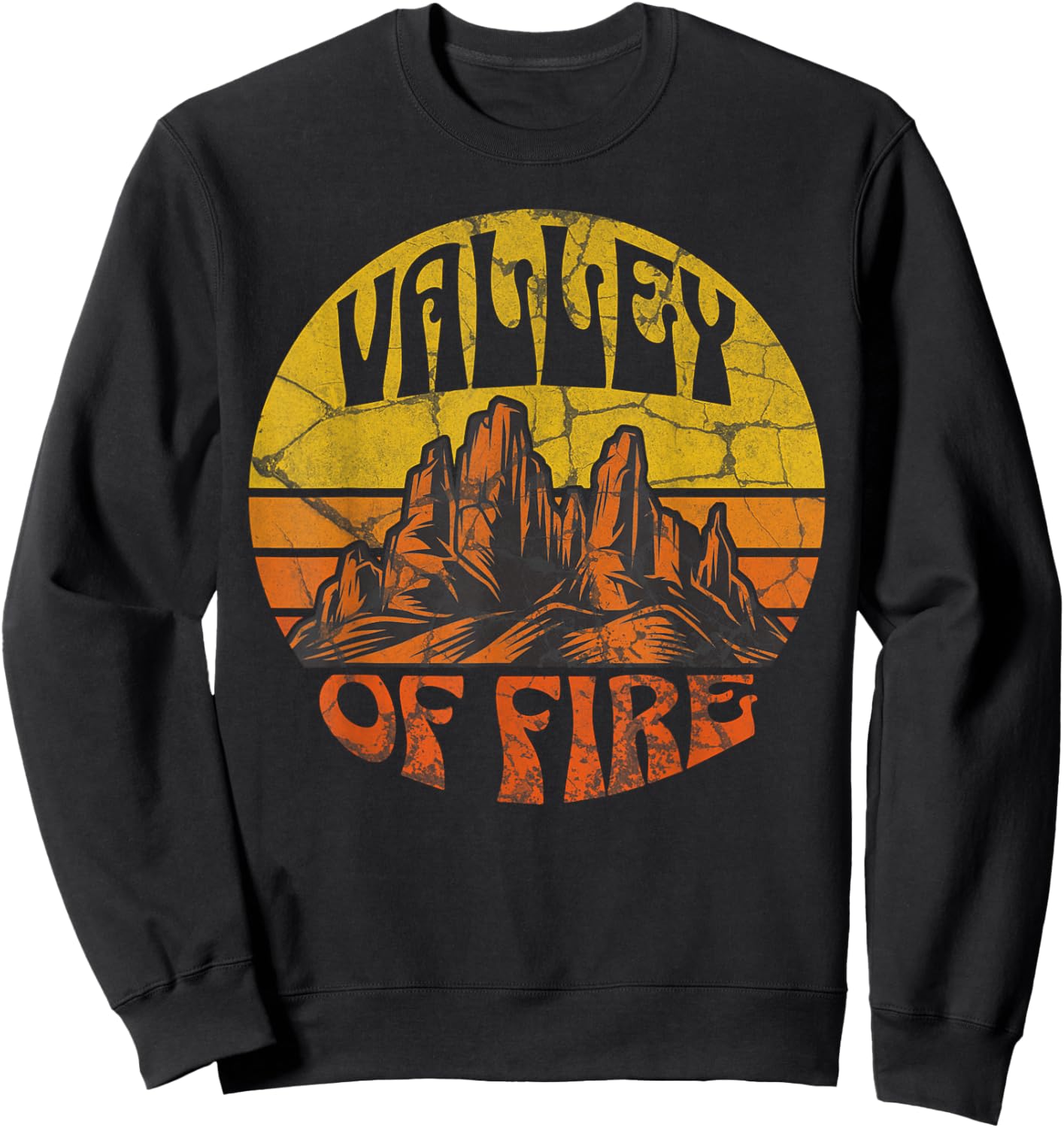 Valley Of Fire Sweatshirt - Sweatshirt | Black