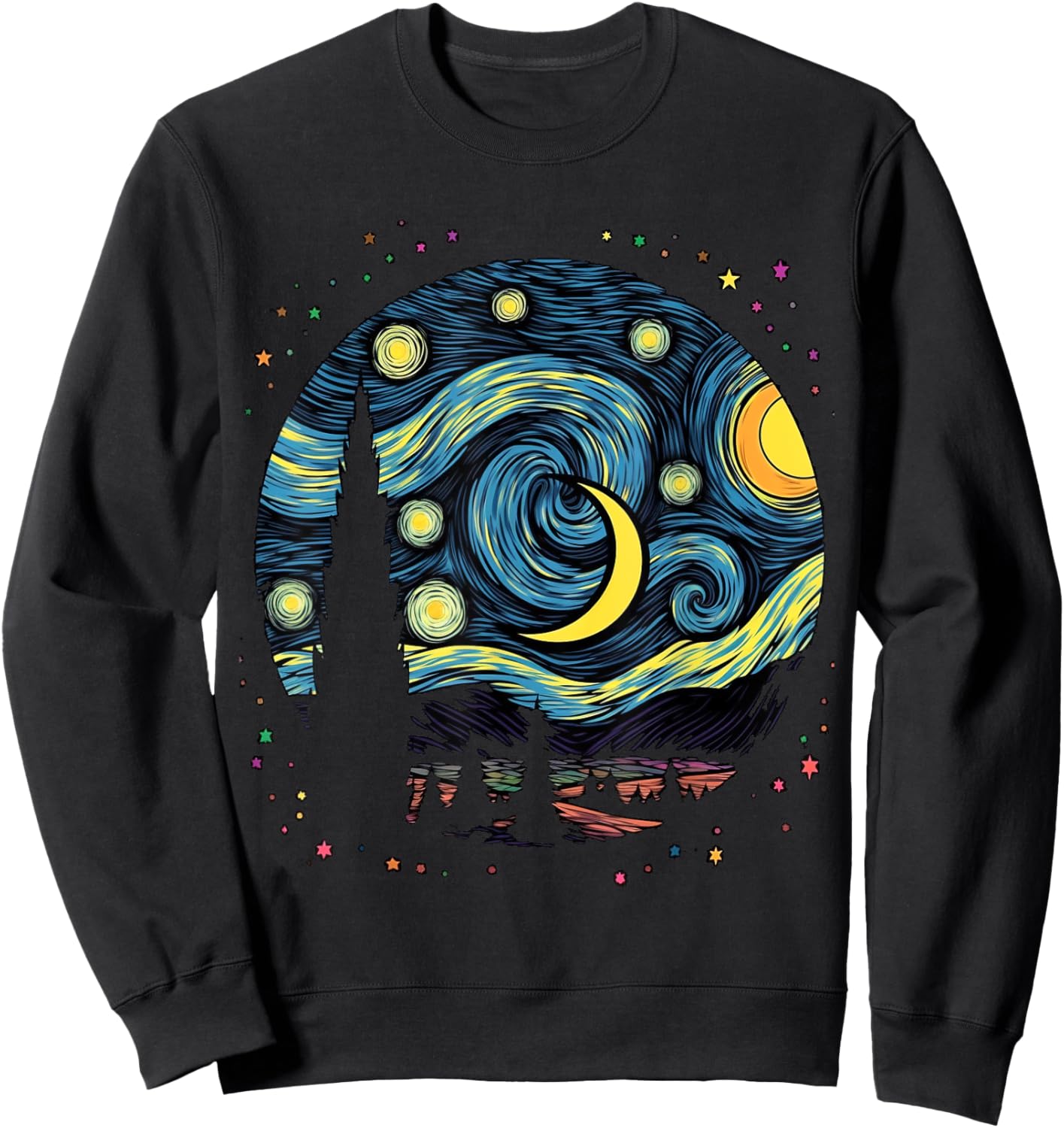 Galaxy Whispers Sweatshirt - Sweatshirt | Black