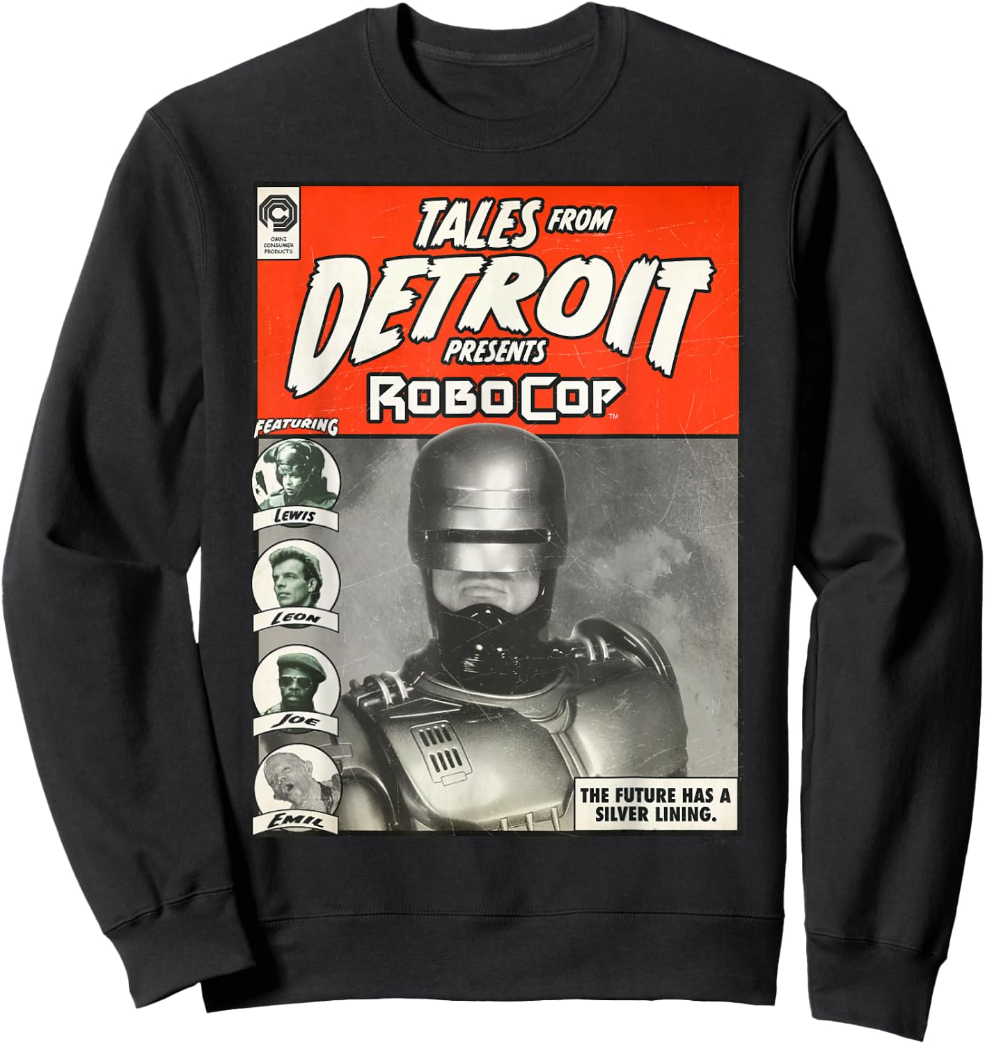 RoboCop Tales From Detroit Presents RoboCop Comic Sweatshirt - Sweatshirt | Black