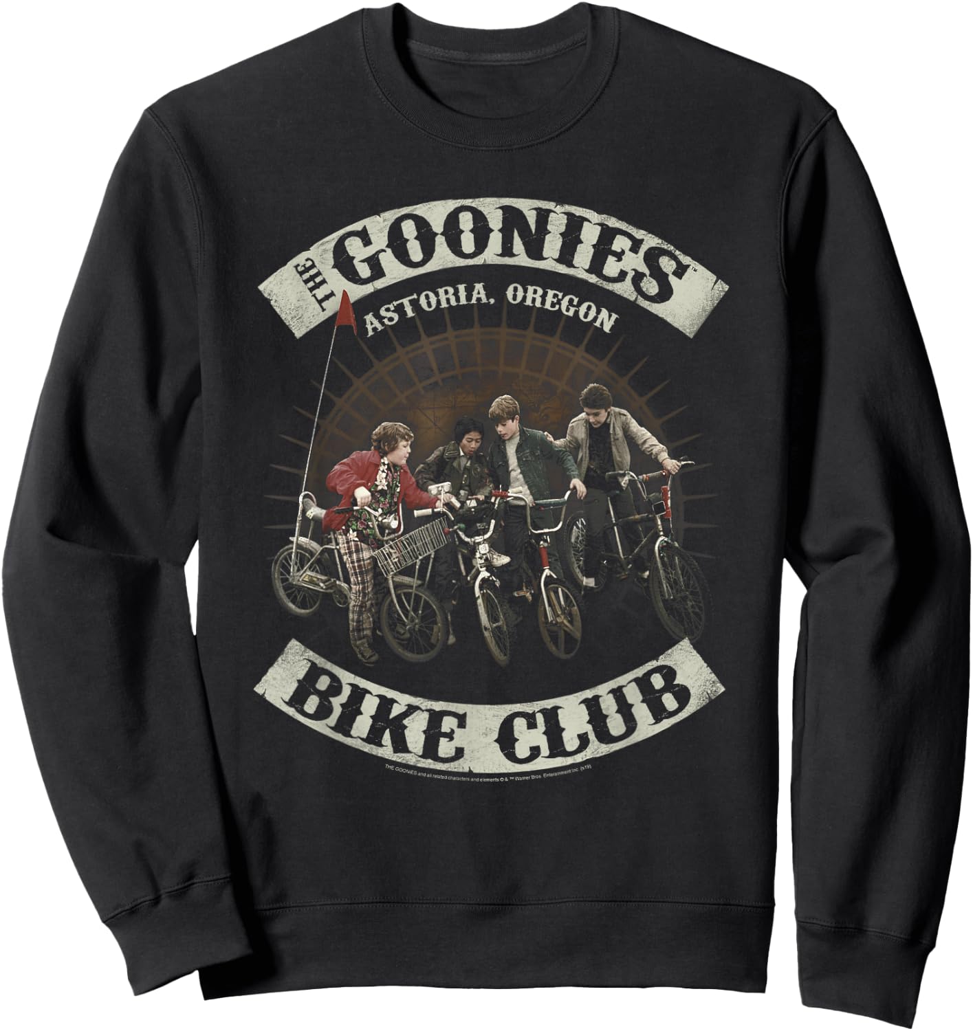 The Goonies Bike Club Sweatshirt - Sweatshirt | Black