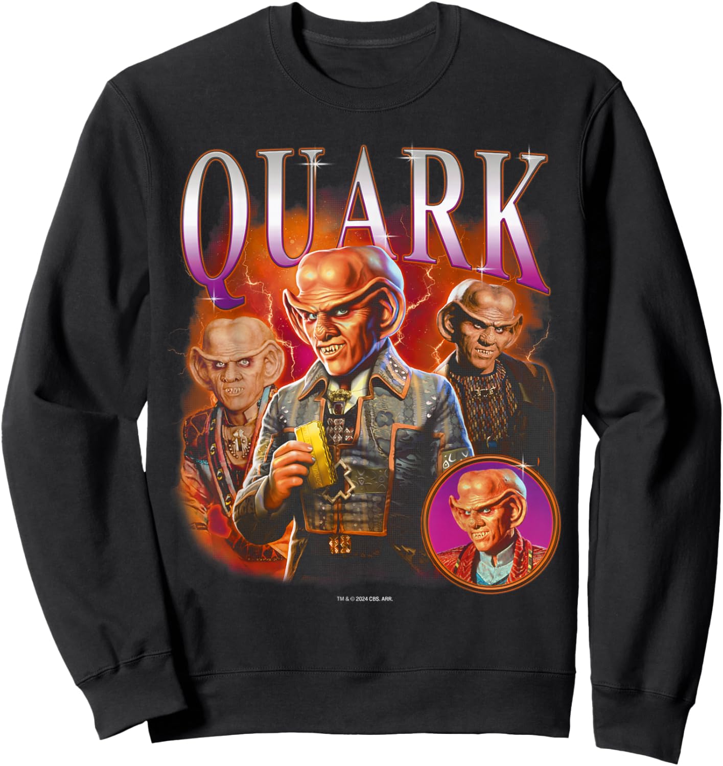 Star Trek : Deep Space Nine Quark Heartthrob , Black, S Sweatshirt - Sweatshirt | Black