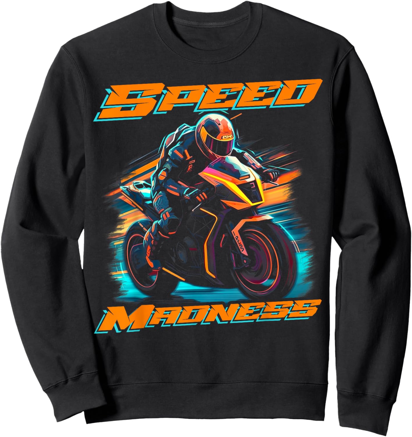 Racing Motorbike Sweatshirt - Sweatshirt | Black