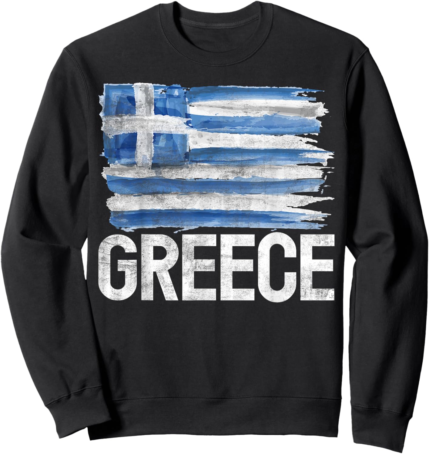 Greece Greek Sweatshirt - Sweatshirt | Black