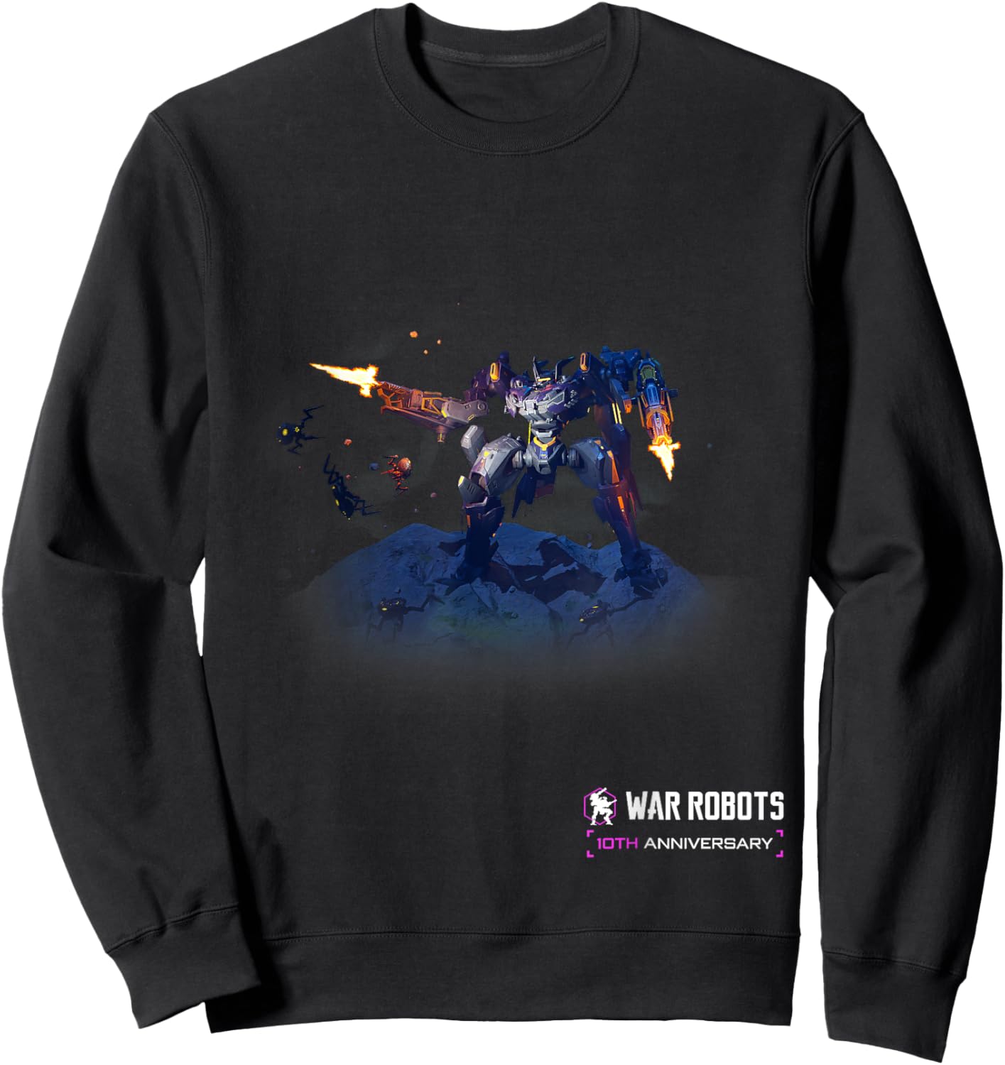 War Robots 10th Anniversary – Nether , Small Sweatshirt - Sweatshirt | Black