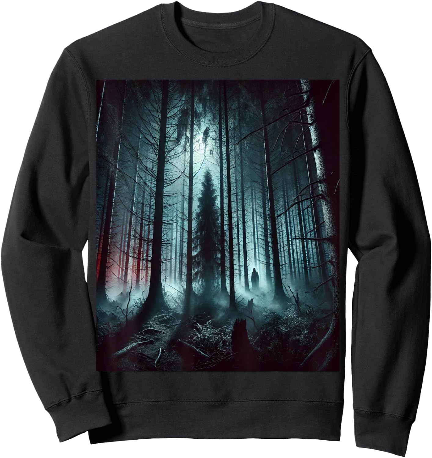 Haunted Forest Sweatshirt - Sweatshirt | Black