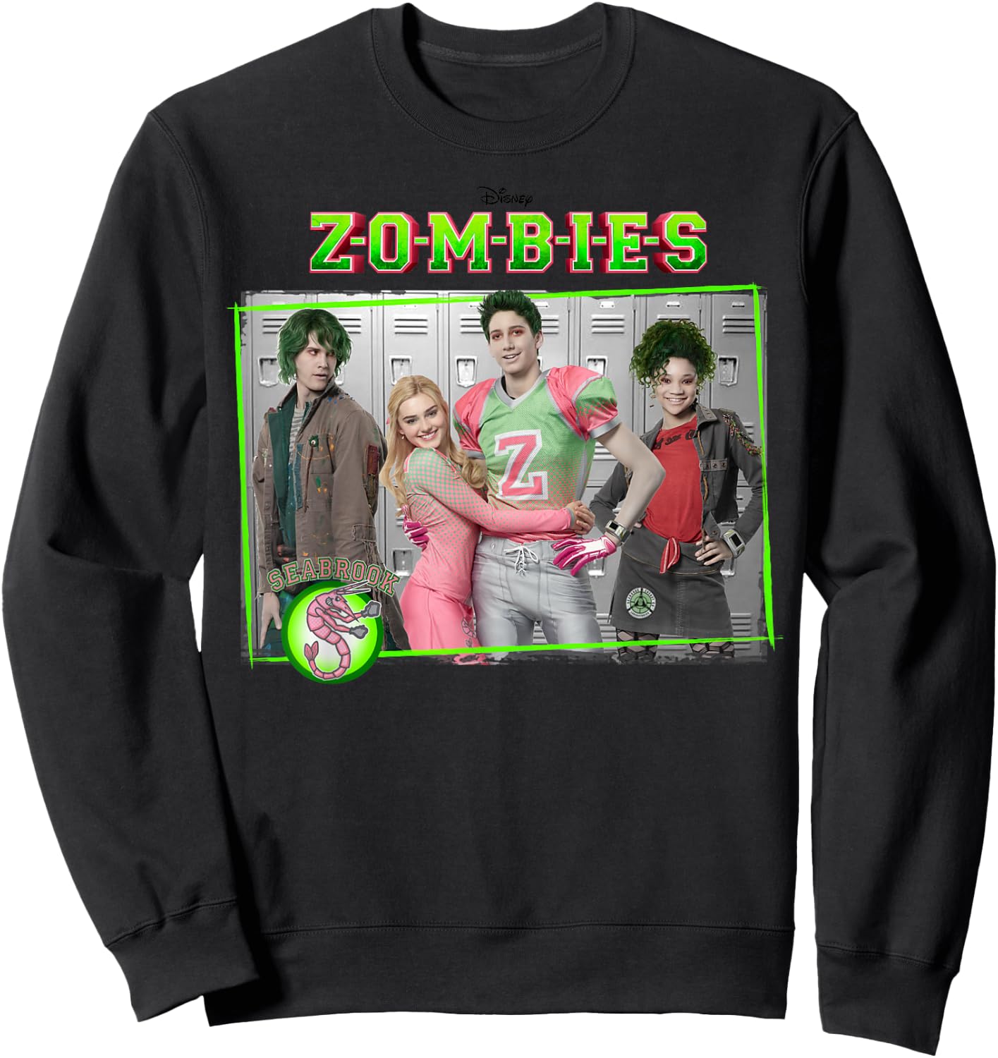 Zombies - Zed and Addison Sweatshirt - Sweatshirt | Black