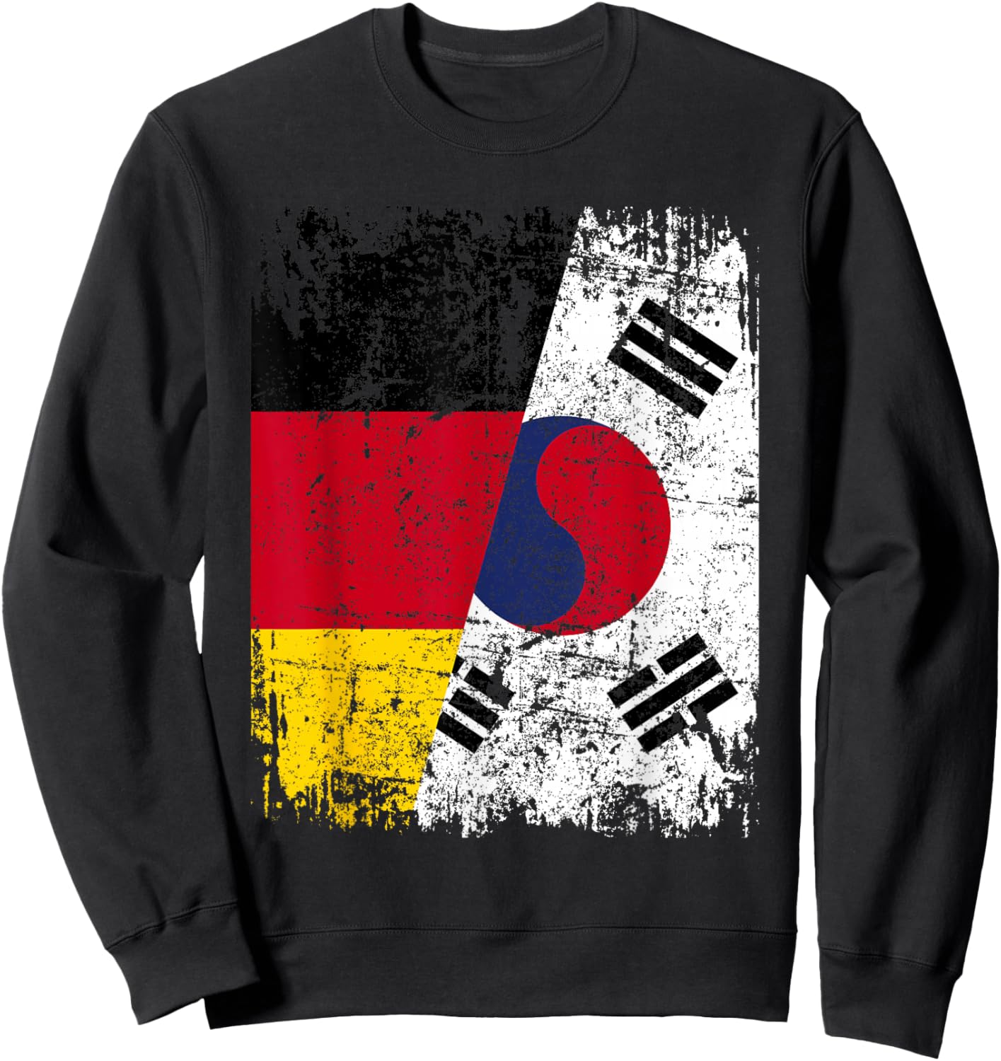 SÜDKOREA DEUTSCHLAND Flagge | Damen Herren Kinder | Südkorea Sweatshirt - Sweatshirt | Black