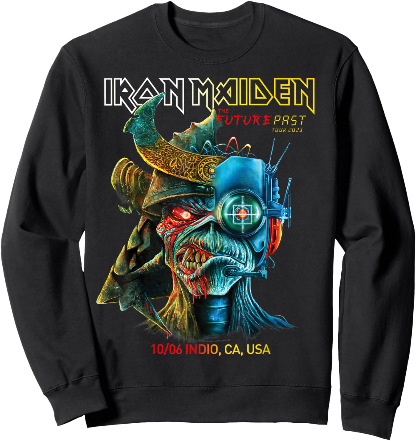 Iron Maiden - Future Past Tour Power Trip Indio Sweatshirt - Sweatshirt | Black