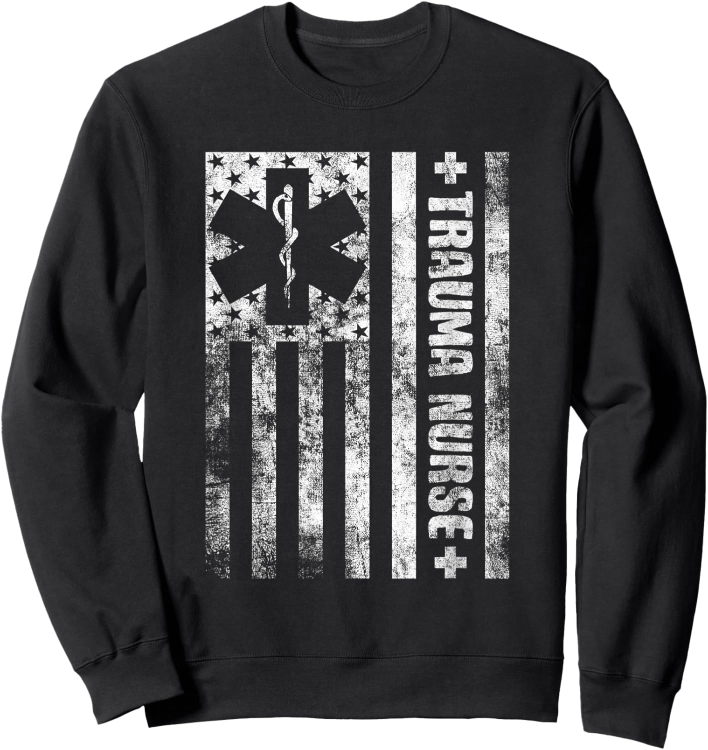 Emergency Department ICU Nurses Medical Care ER Trauma Nurse Sweatshirt - Sweatshirt | Black