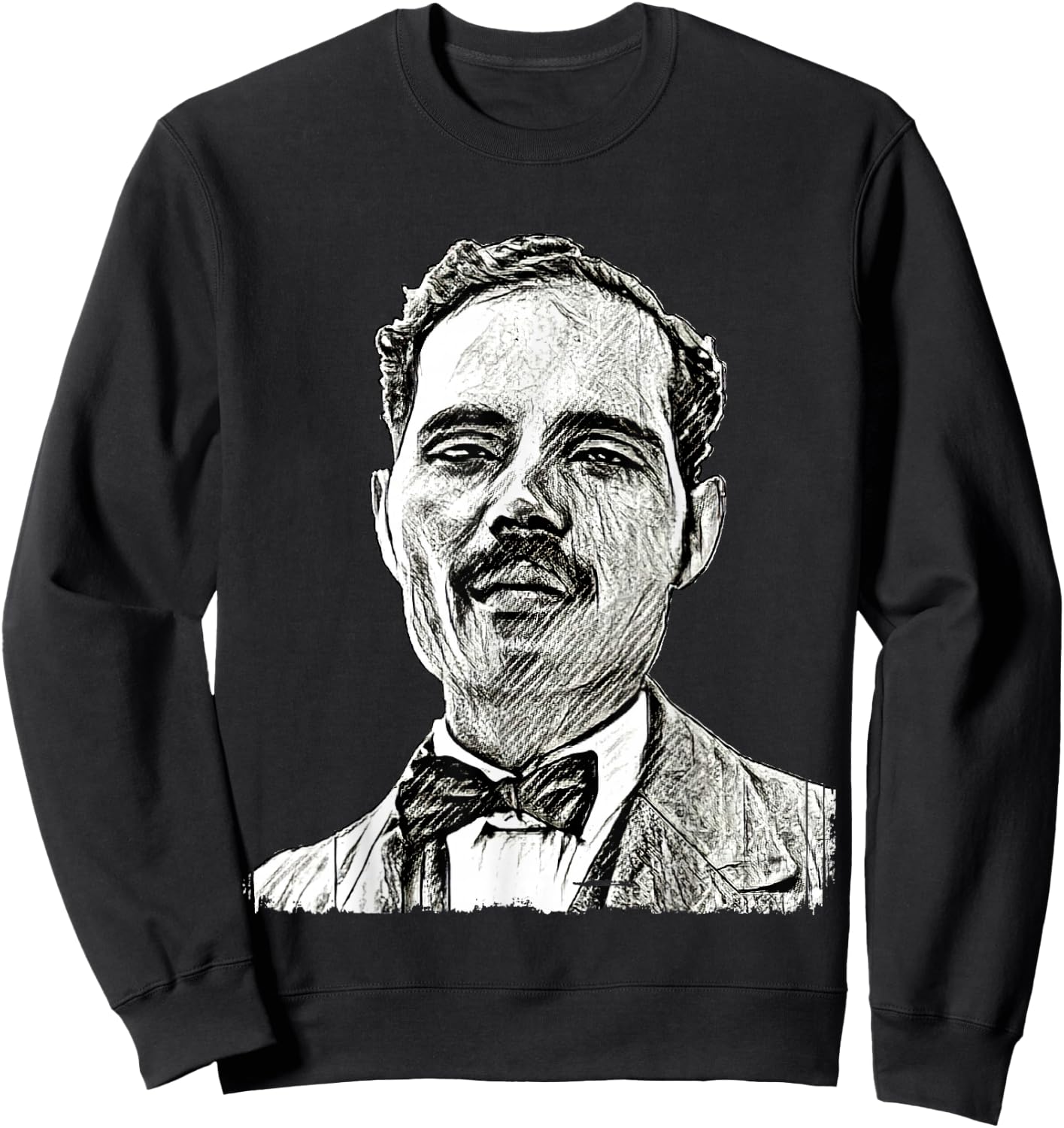 Pedro Albizu Campos Puerto Rico History Resiste Sketch Sweatshirt - Sweatshirt | Black