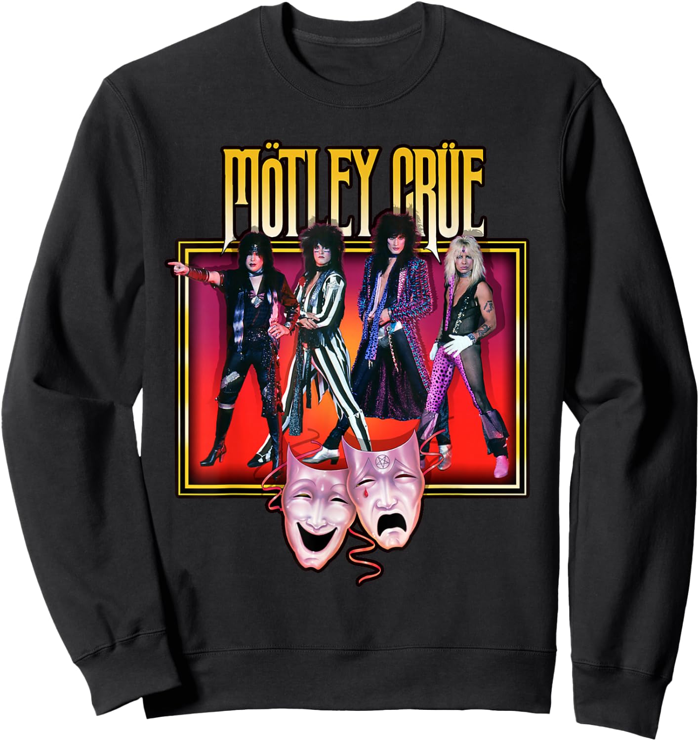Mötley Crüe – Stroke Theatre Silver Sweatshirt - Sweatshirt | Black