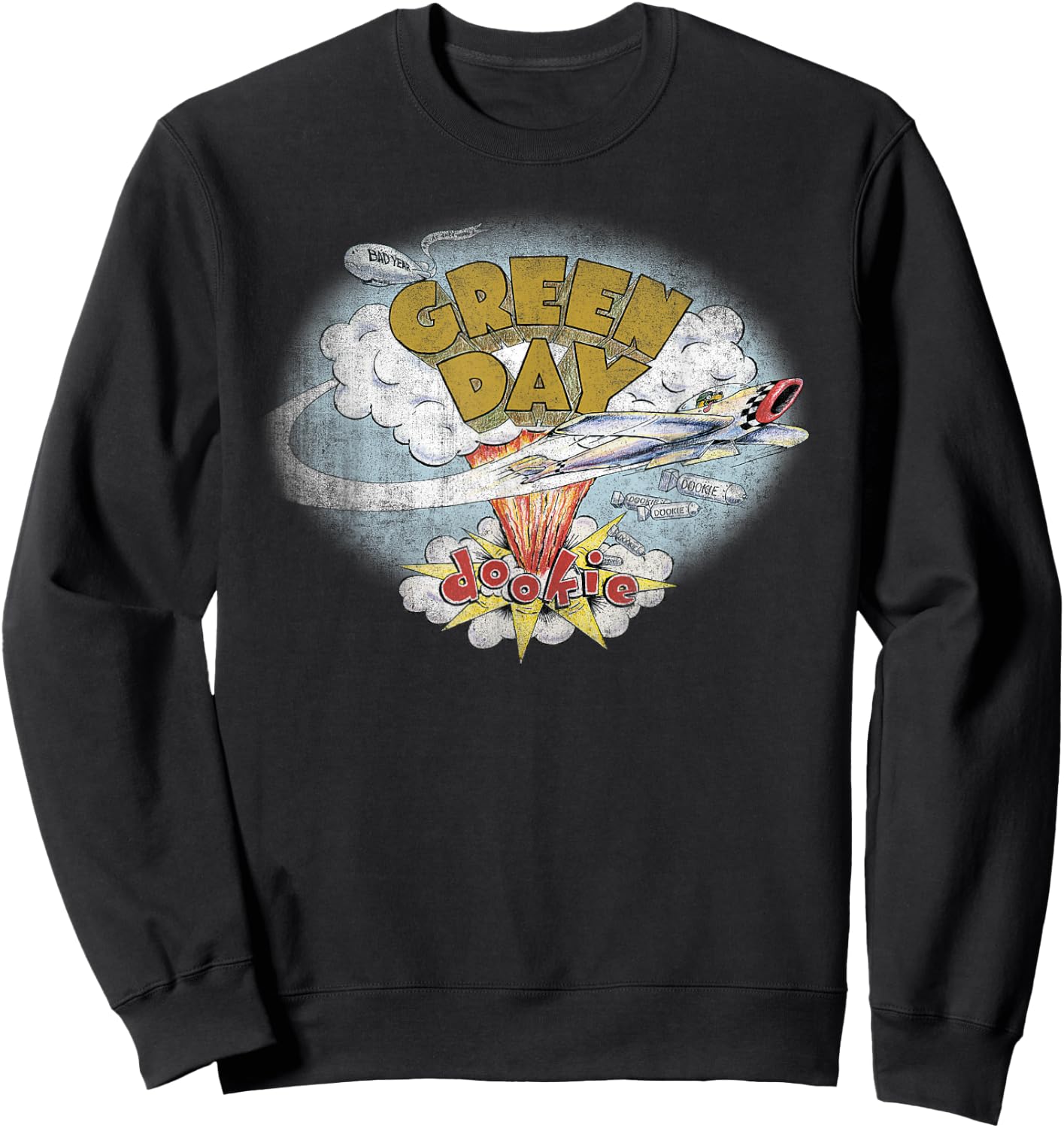 Green Day Fresh Dookie Sweatshirt - Sweatshirt | Black