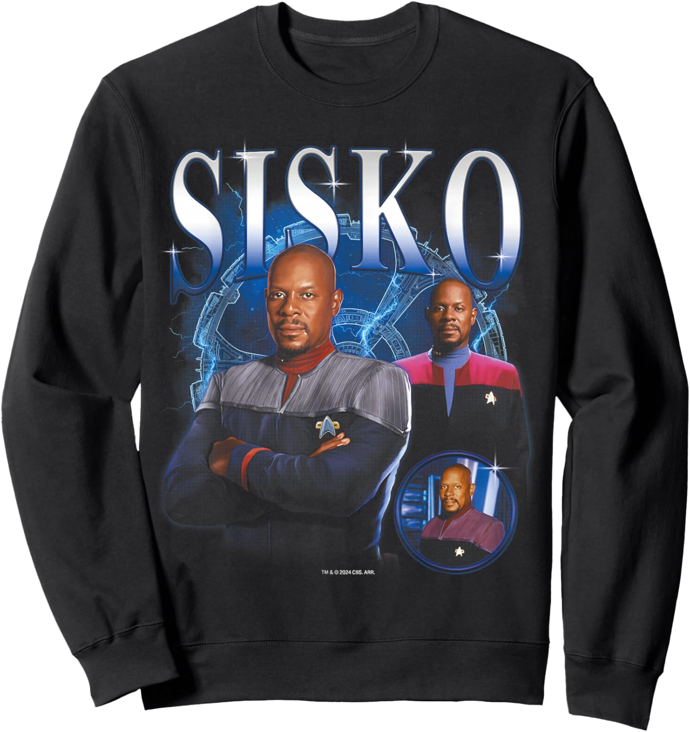 Star Trek: Deep Space Nine Sisko Heartthrob Sweatshirt - Sweatshirt | Black