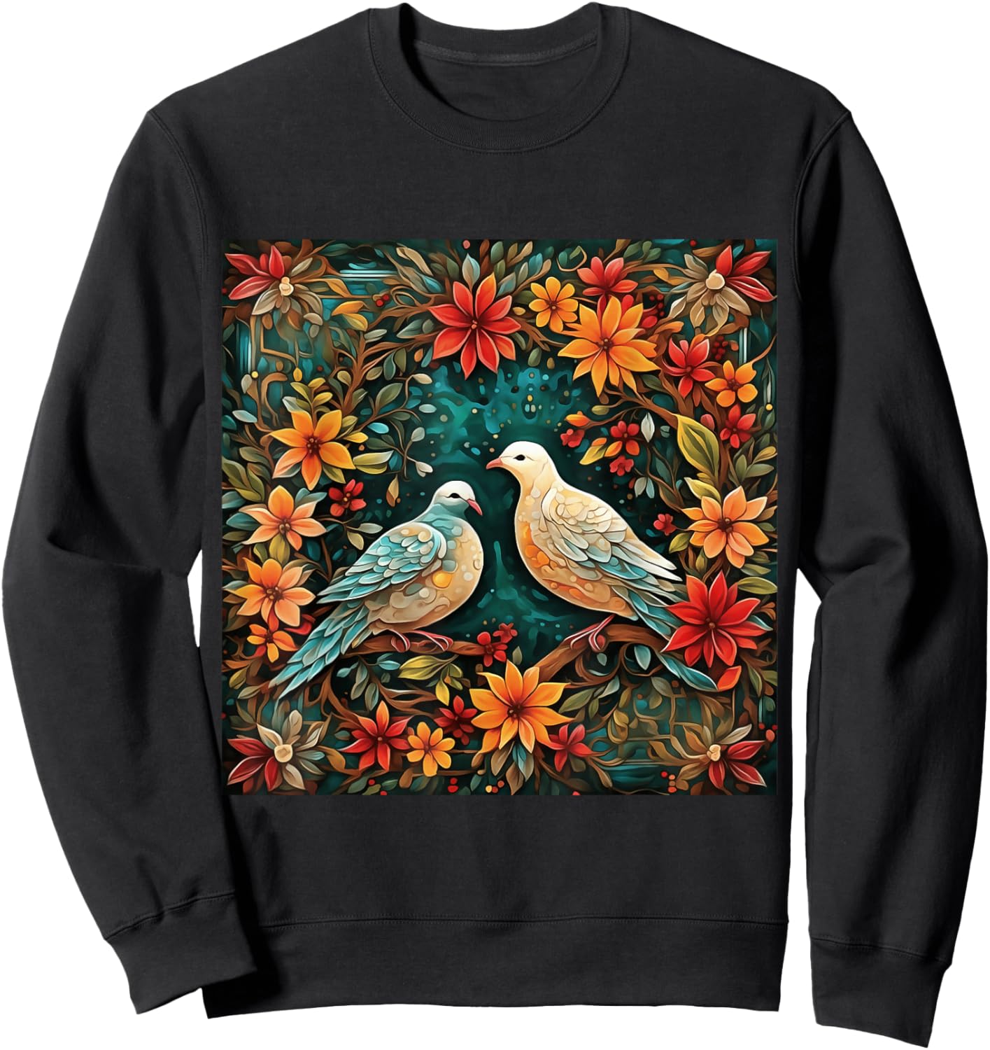 Two Turtle Doves Sweatshirt - Sweatshirt | Black