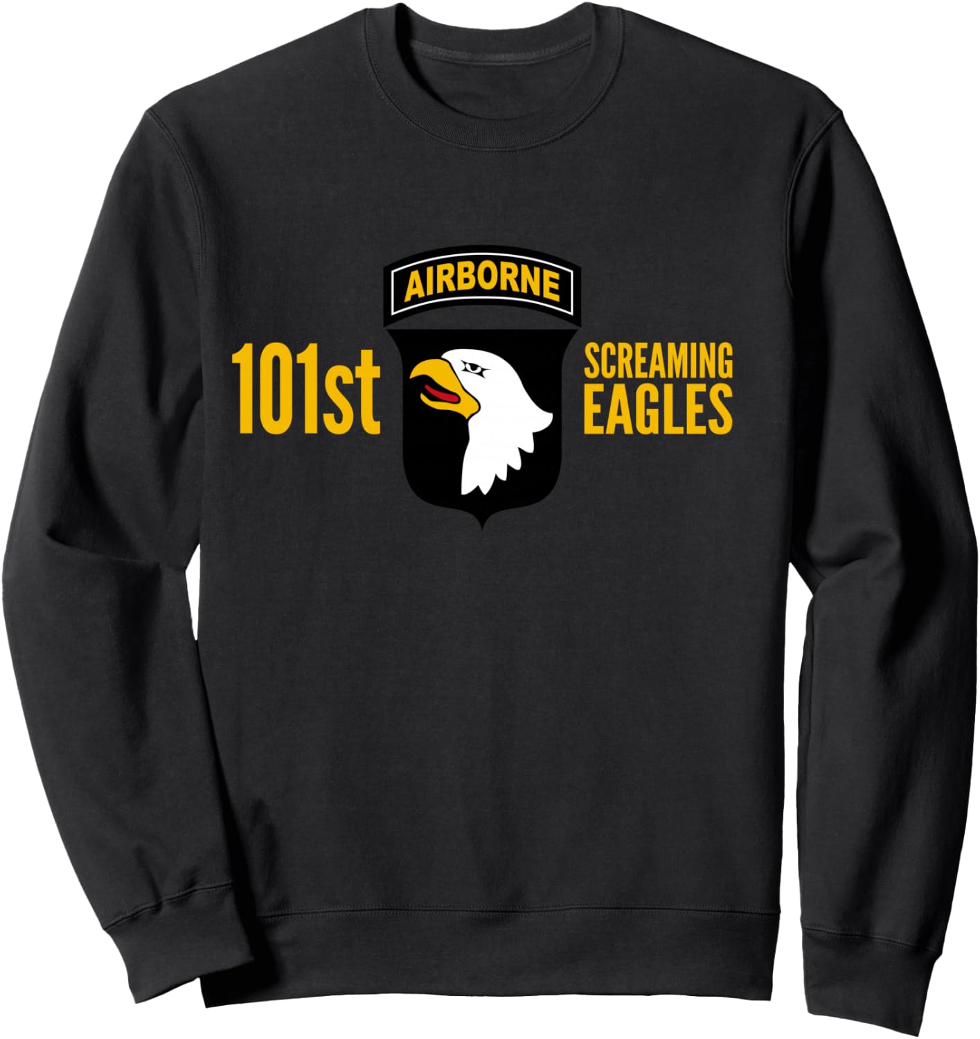 Army 101st Airborne Division Us Sweatshirt - Sweatshirt | Black