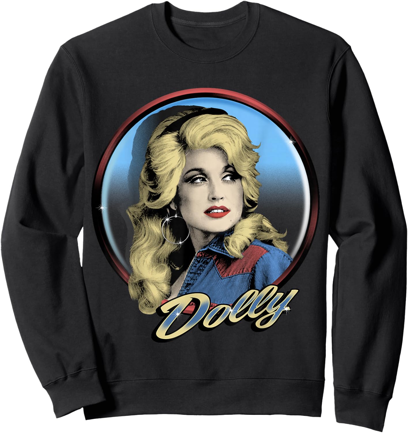 Dolly Parton Western Sweatshirt - Sweatshirt | Black