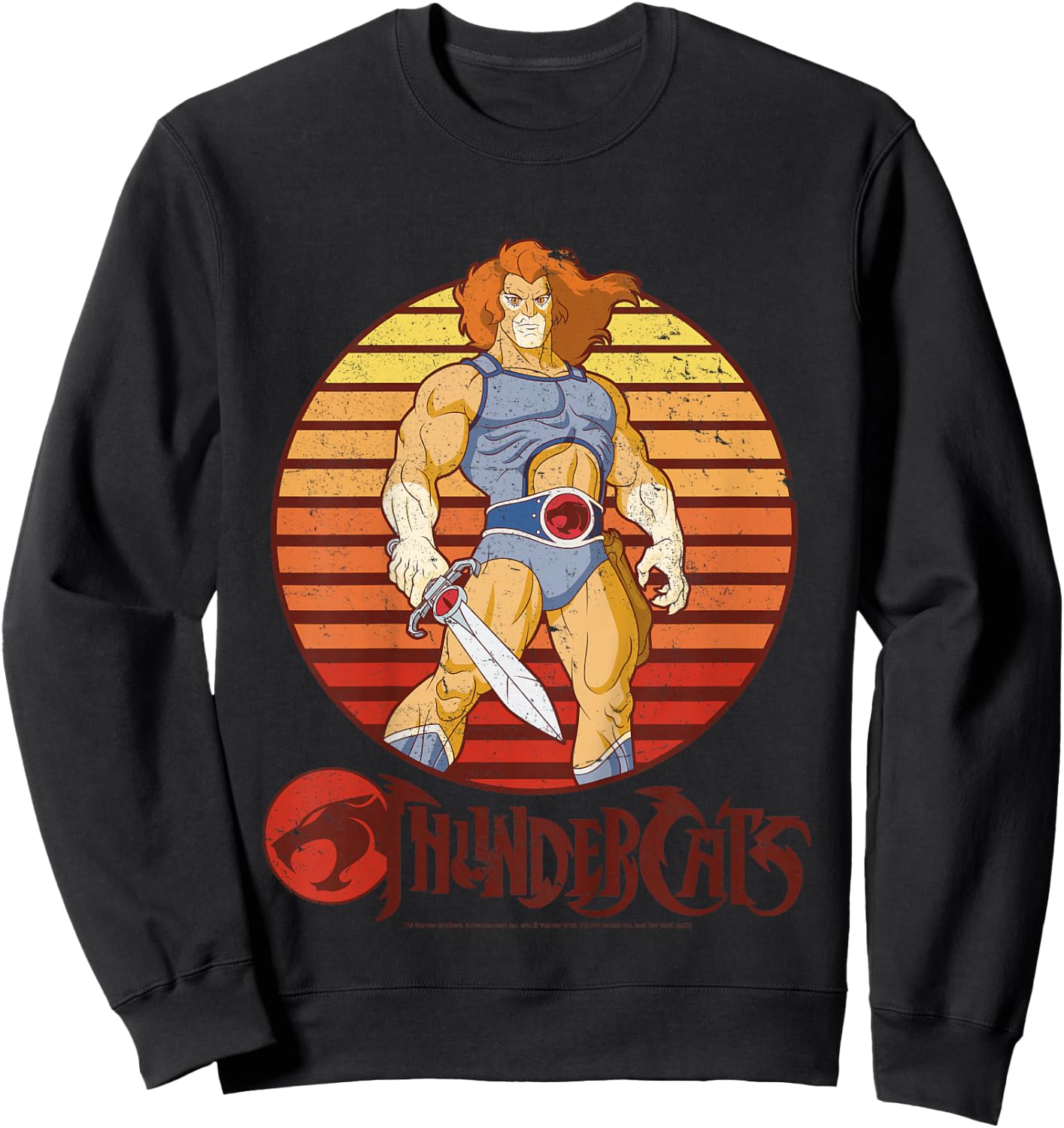 ThunderCats Lion-O Retro Sunset Sweatshirt - Sweatshirt | Black