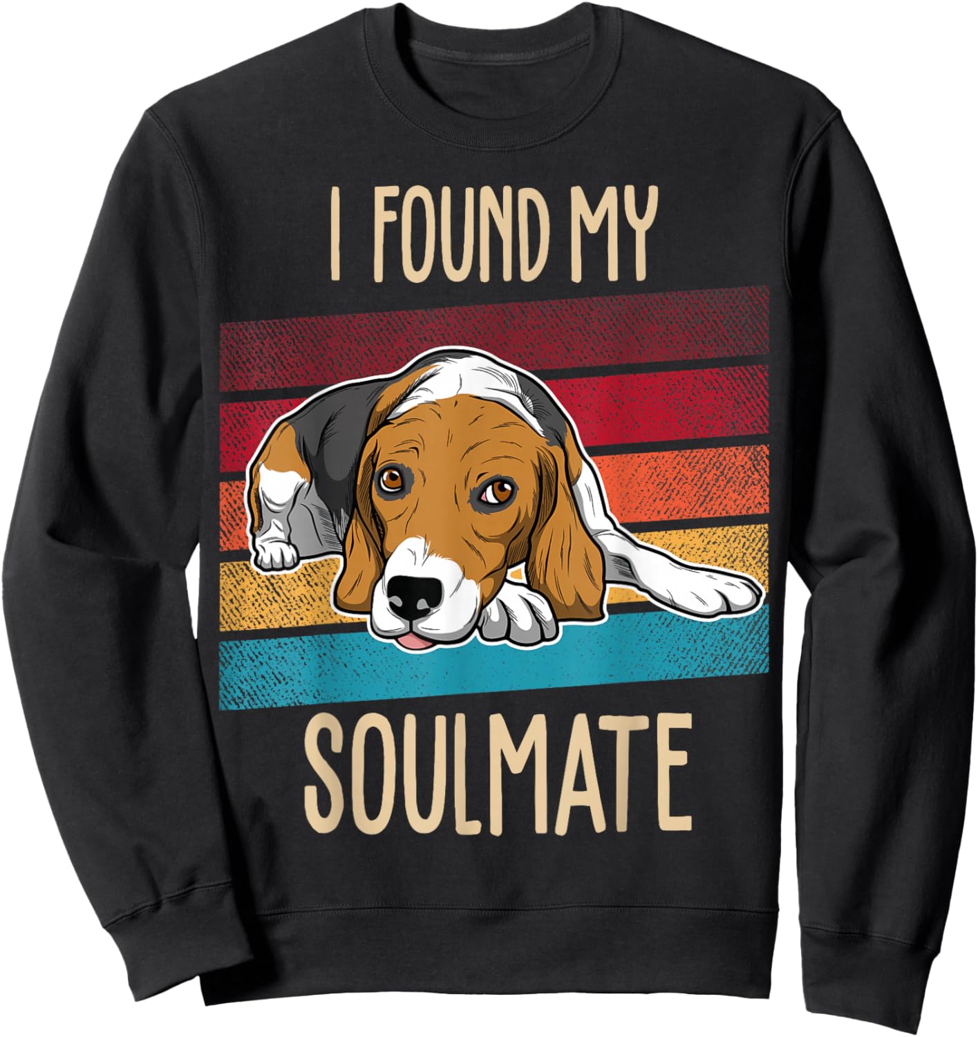 Beagle Dog Sweatshirt - Sweatshirt | Black